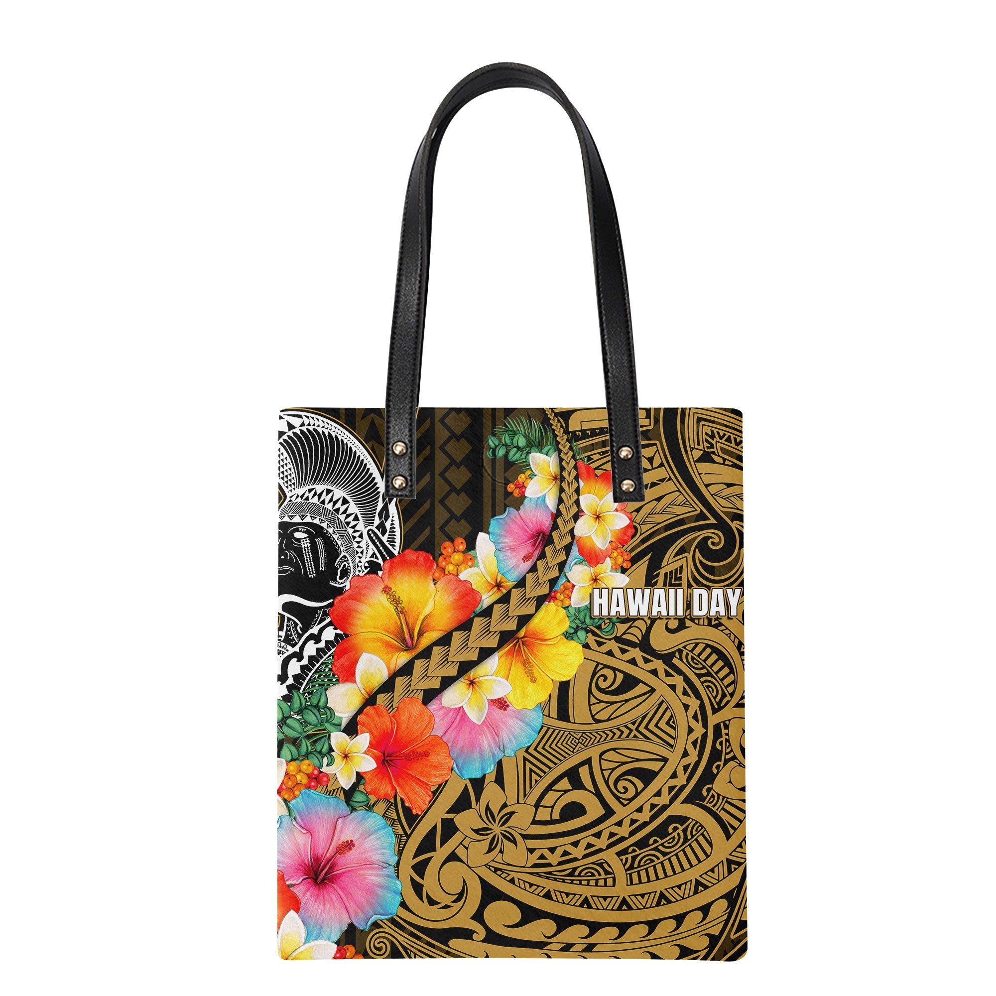 Hawaii Day King Kamehameha Leather Ordinary Tote Bag