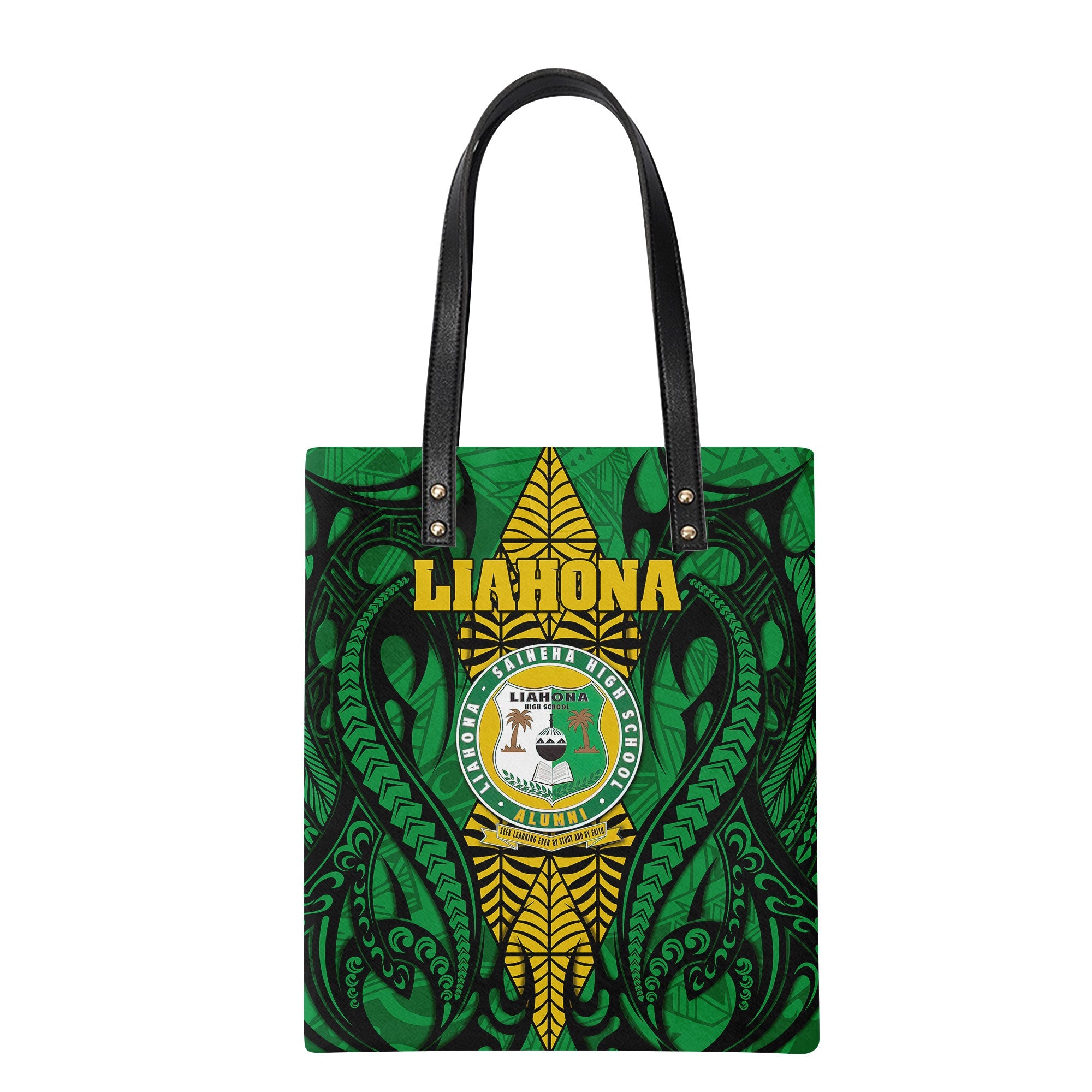 Tonga Liahona High School Leather Ordinary Tote Bag