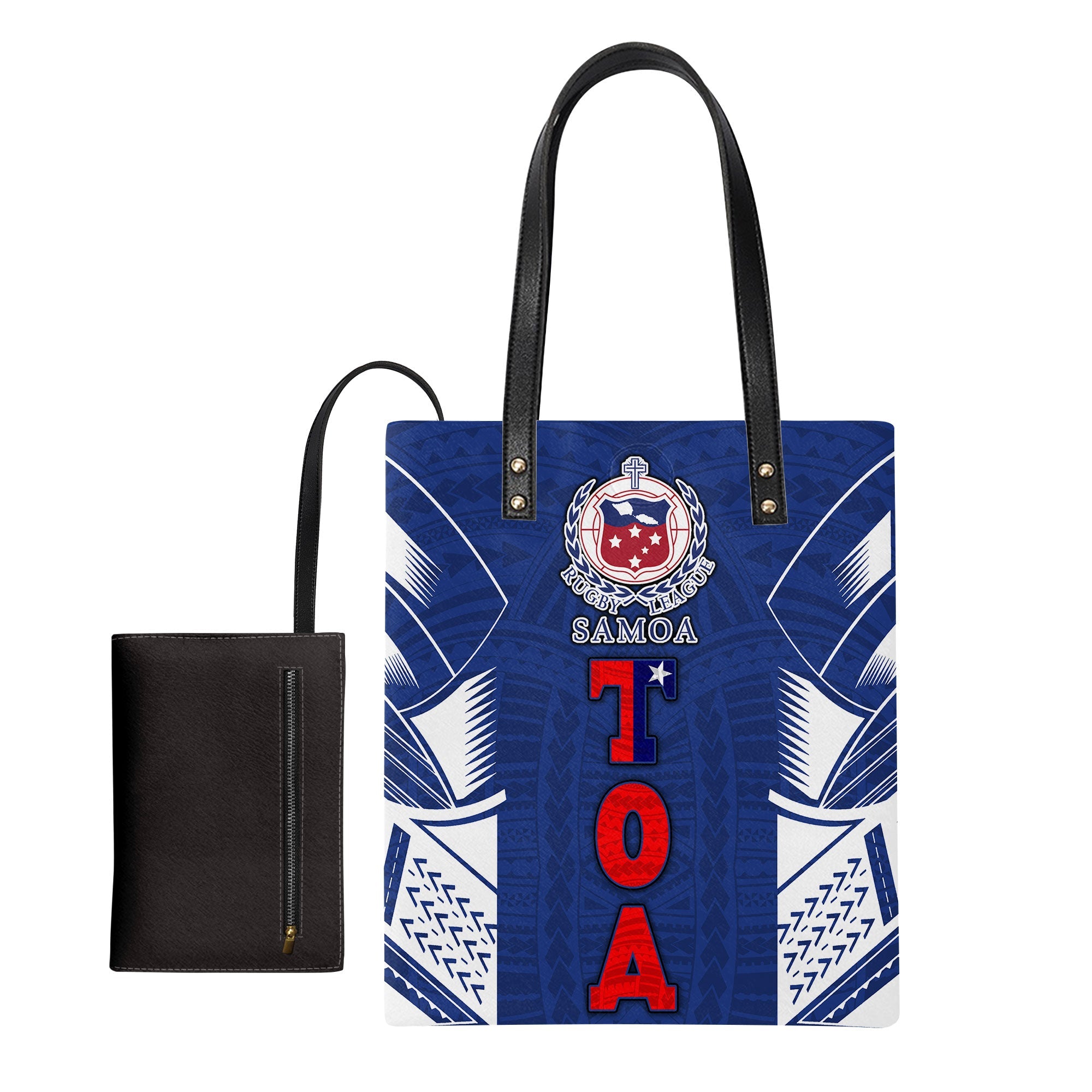 TOA Samoa Rugby Leather Ordinary Tote Bag