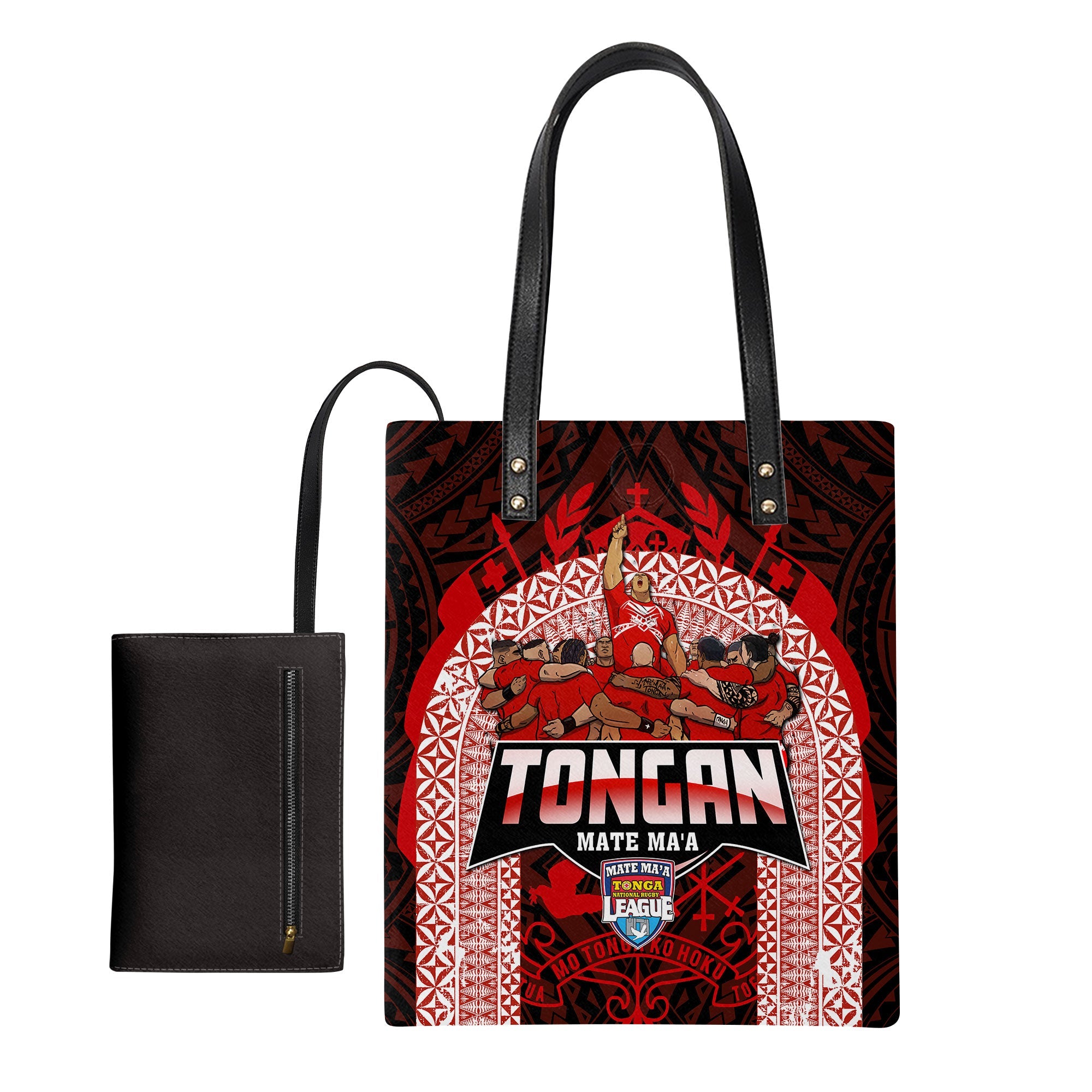 Tonga Mate Ma'a Rugby League Leather Ordinary Tote Bag