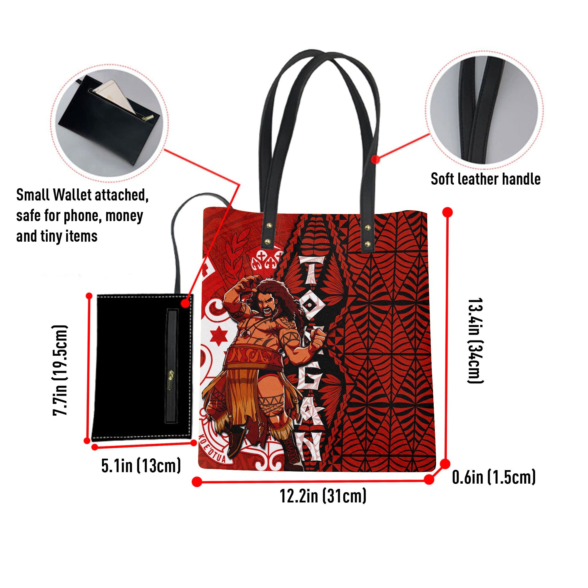 Tonga The Tonga Terror Leather Ordinary Tote Bag