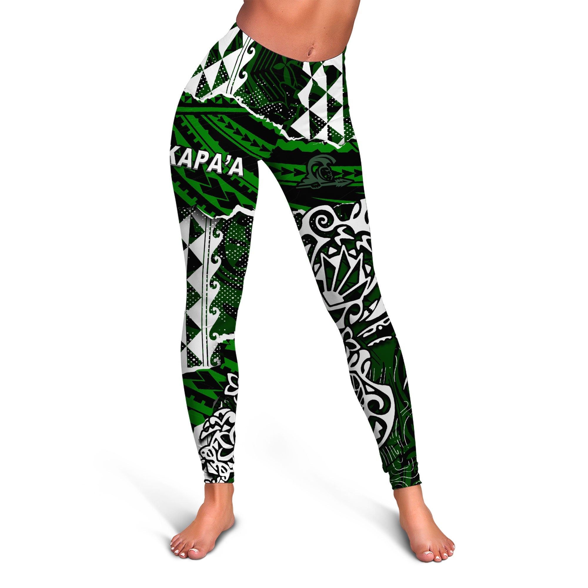 Hawaii Kapaa High School Legging Polynesian Turtle Style