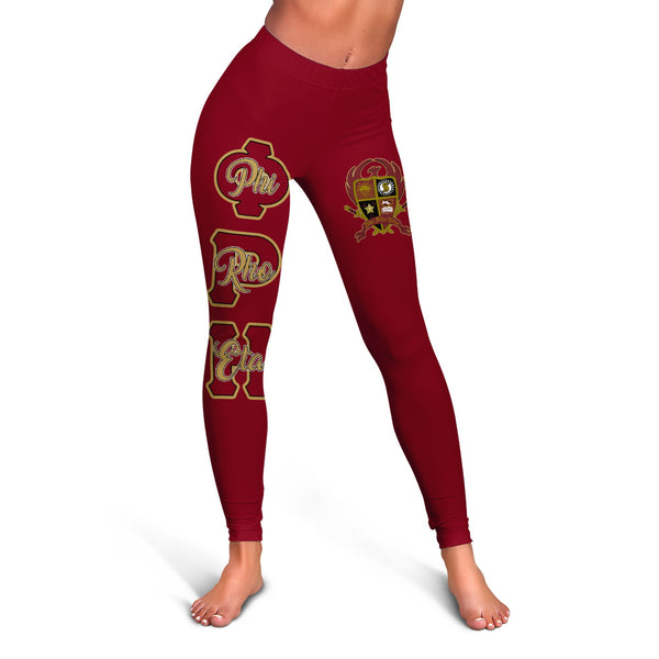 Fraternity Legging - Phi Rho Eta Legging Original Maroon Style