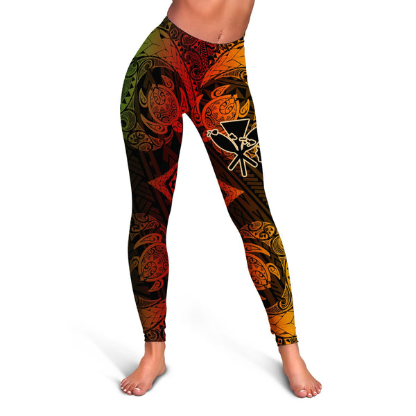 Kanaka Maoli Hawaii Legging Reggae Style