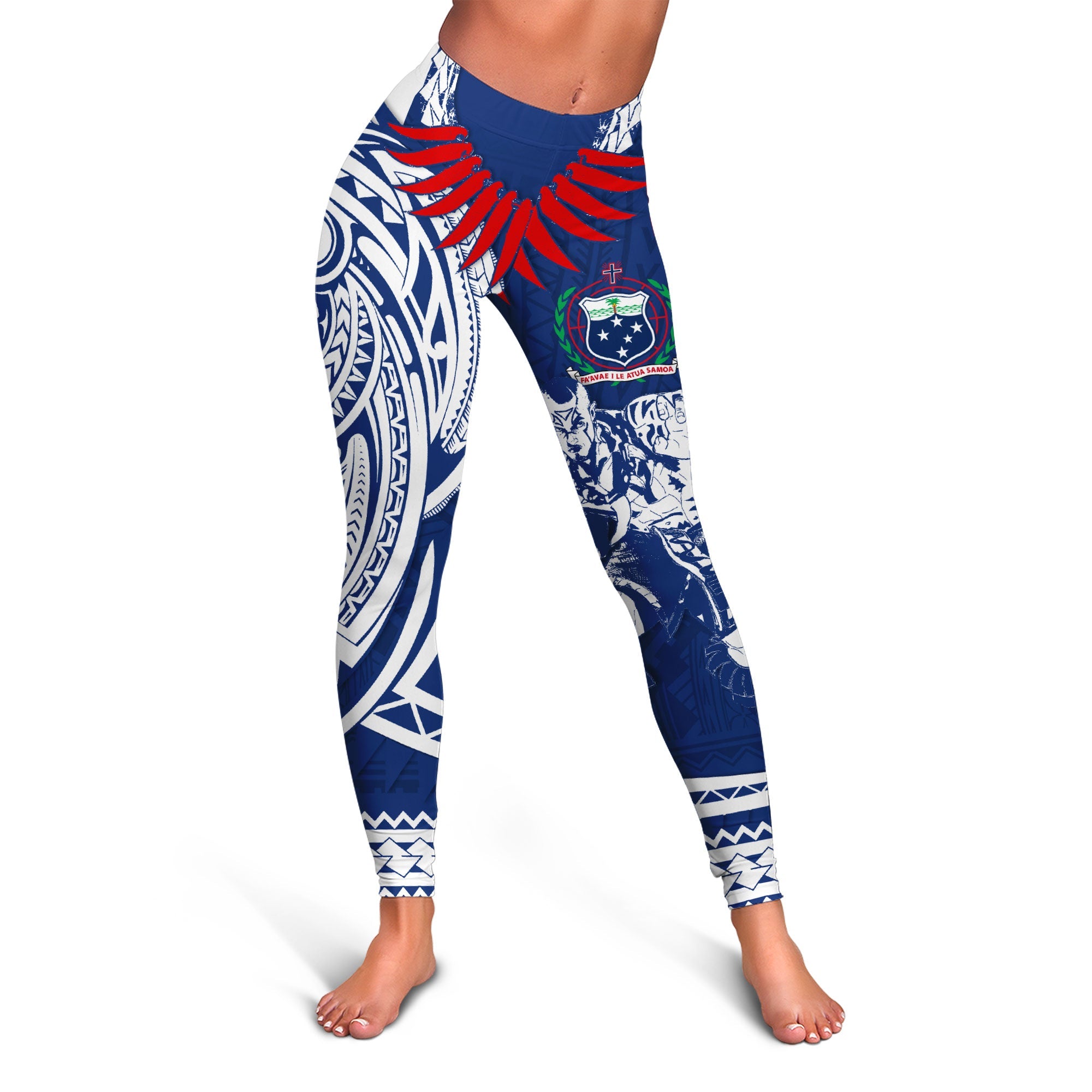 Samoa Legging Warrior Ula Nifo Style