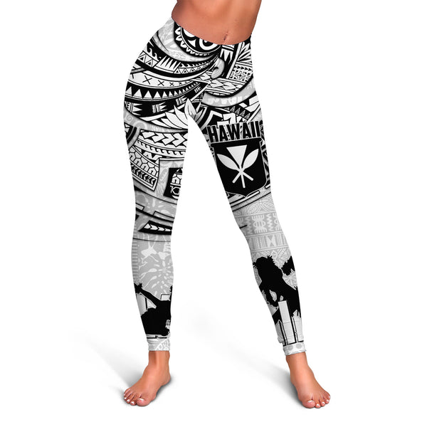 Hawaiian Hula Kahiko Legging