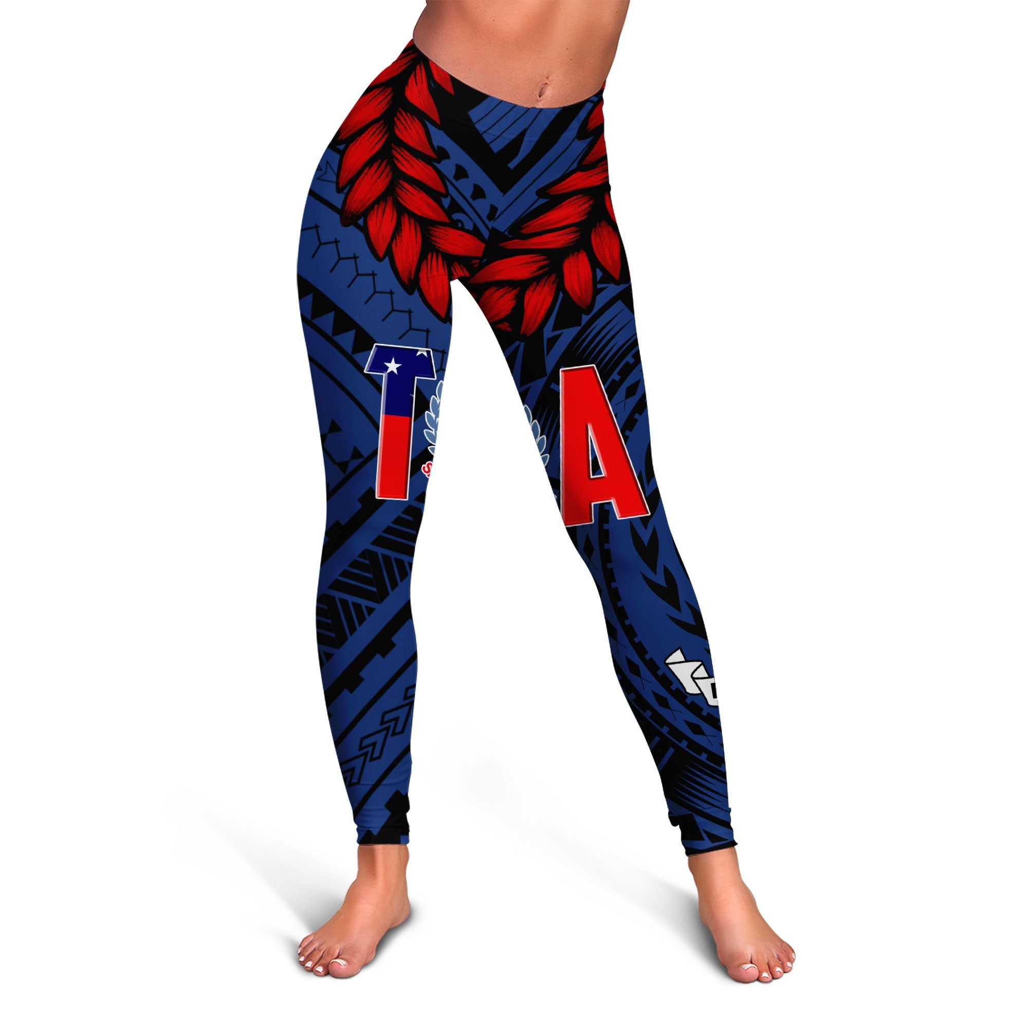 Samoa TOA Rugby Legging Ulafala Style