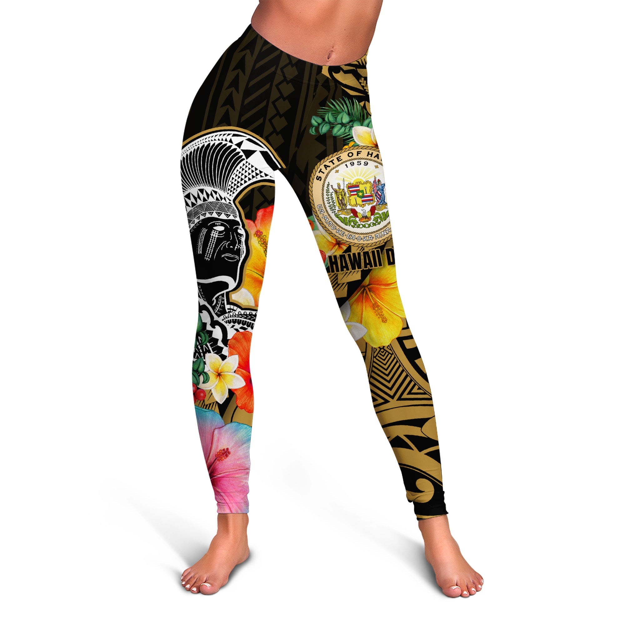 Hawaii Day King Kamehameha Legging