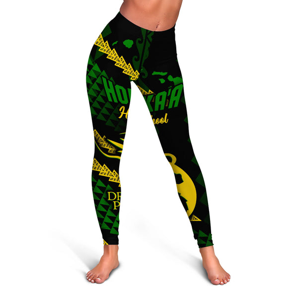 Hawaii Honoka High & Intermediate School Legging Map Style