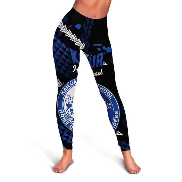 Hawaii Kailua High School Legging Map Style