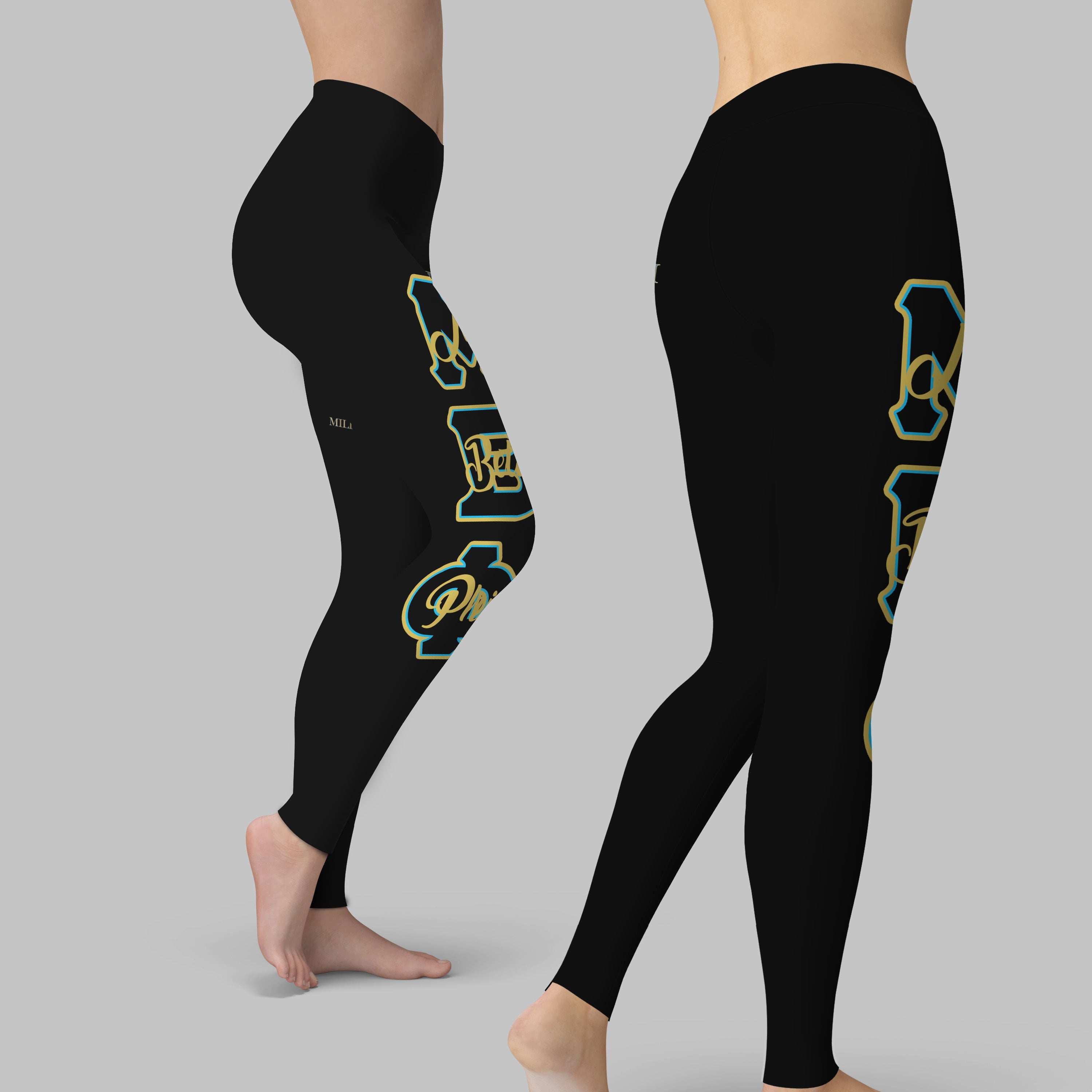 Fraternity Legging - Mu Beta Phi Legging Original Black Style