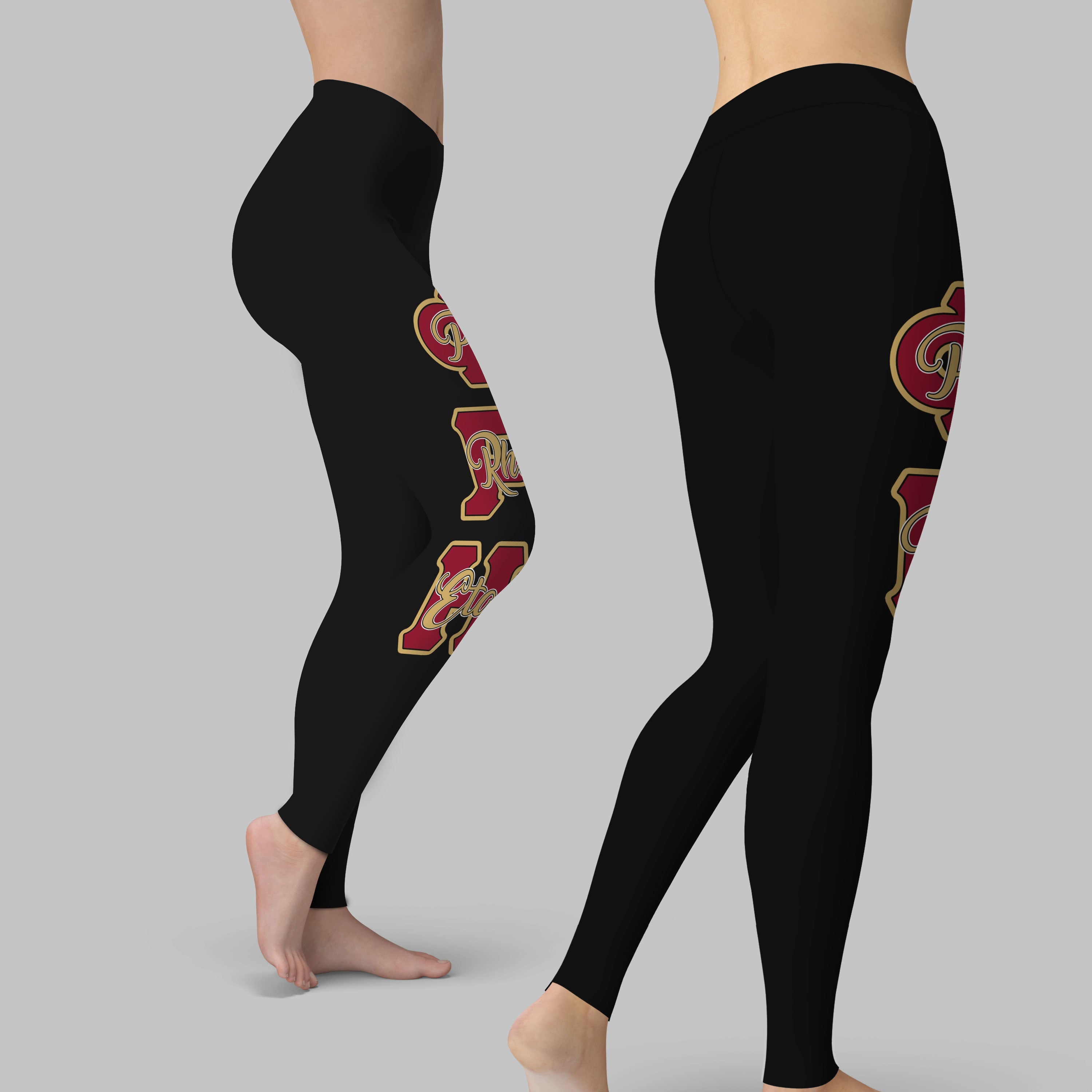 Fraternity Legging - Phi Rho Eta Legging Original Dark Style