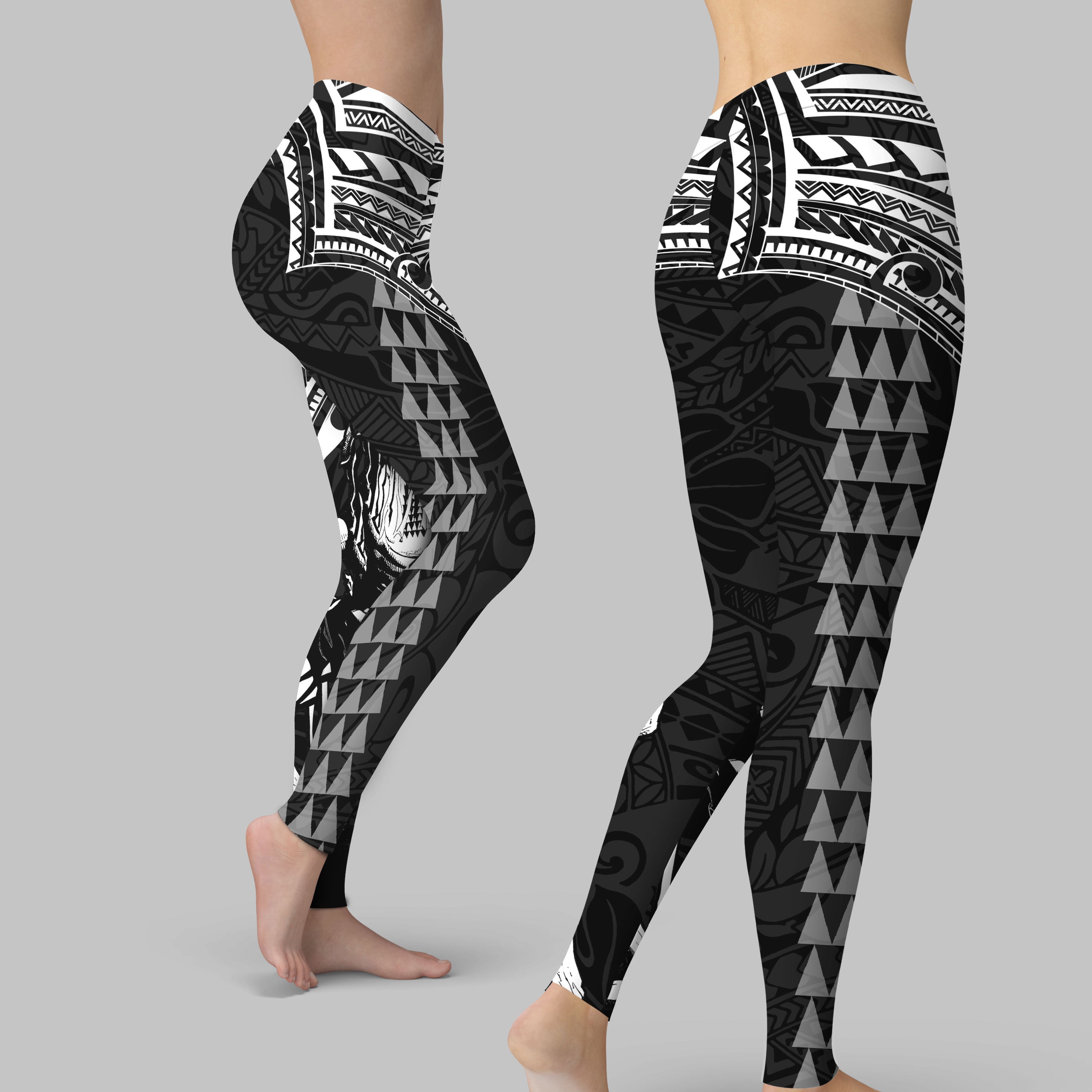 Hawaii Ikaika Warrior Legging Polynesian Tattoo Style