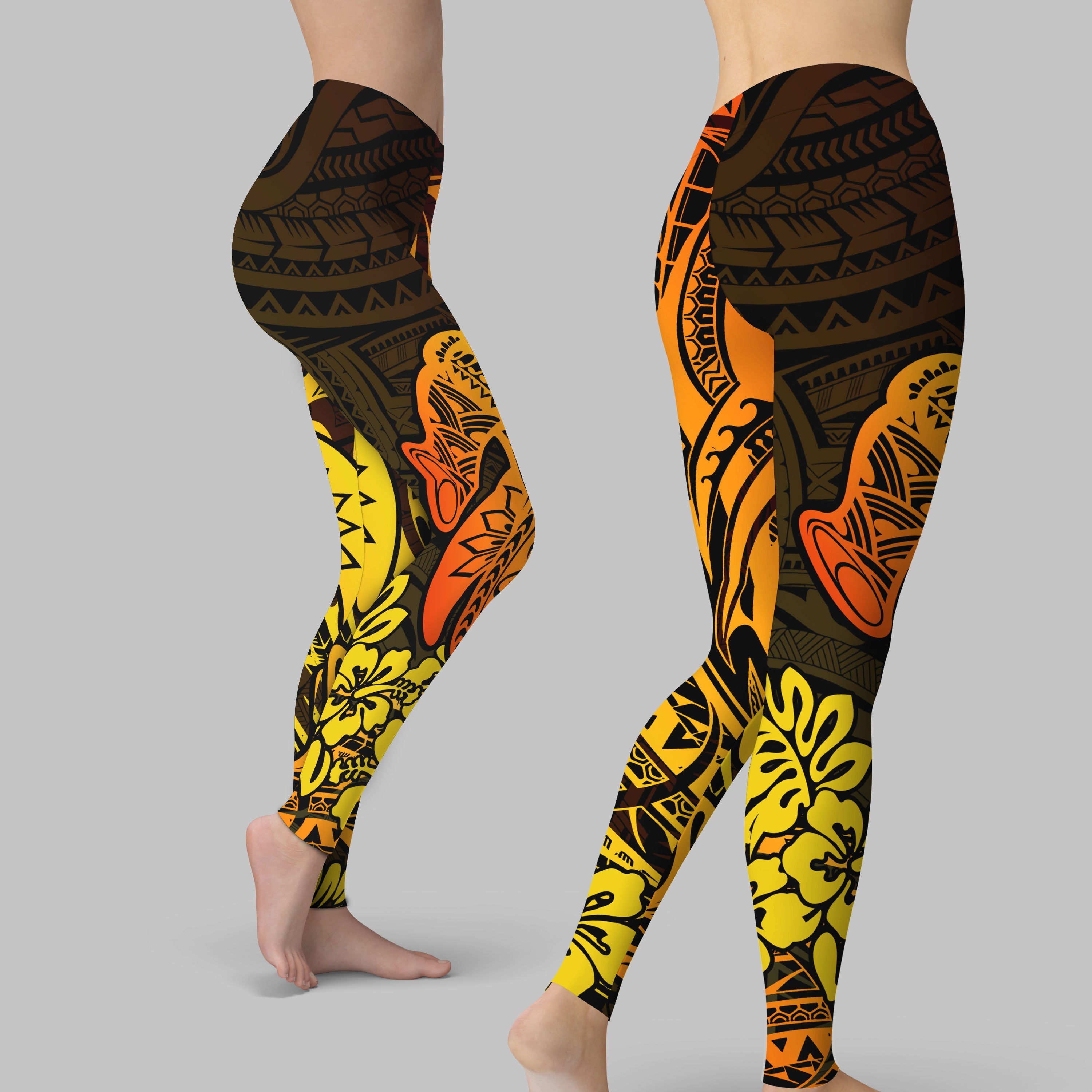 Hawaii Hammerhead Shark Legging Reggae Style