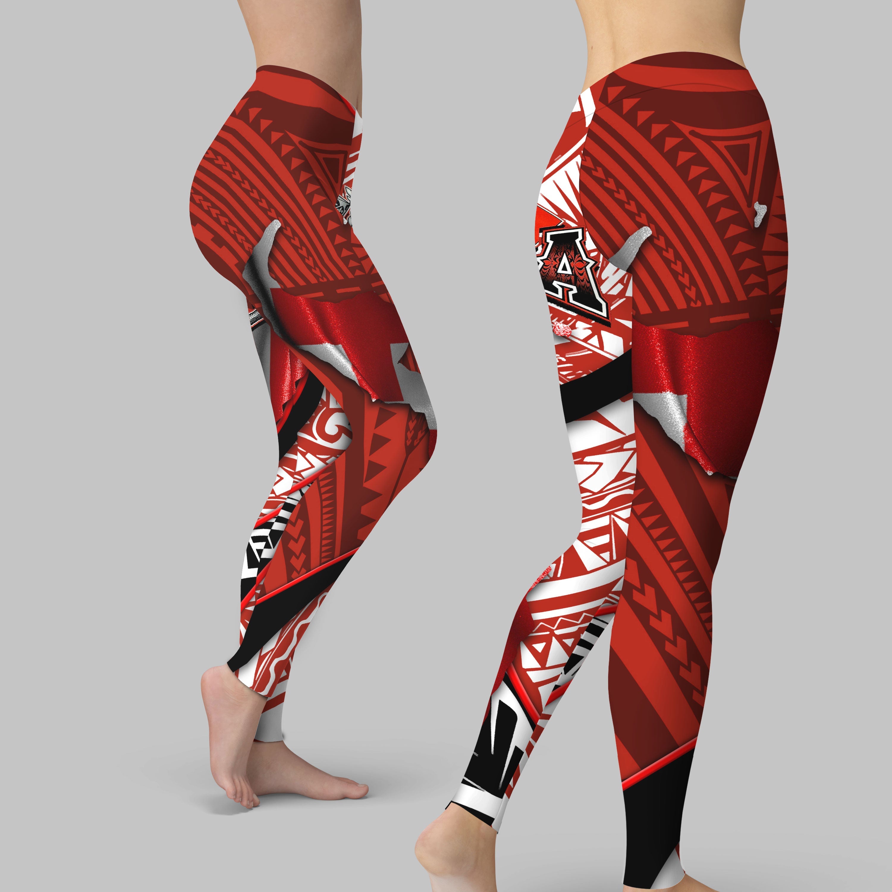 Tonga In My Heart Royal Coat Of Arms Legging