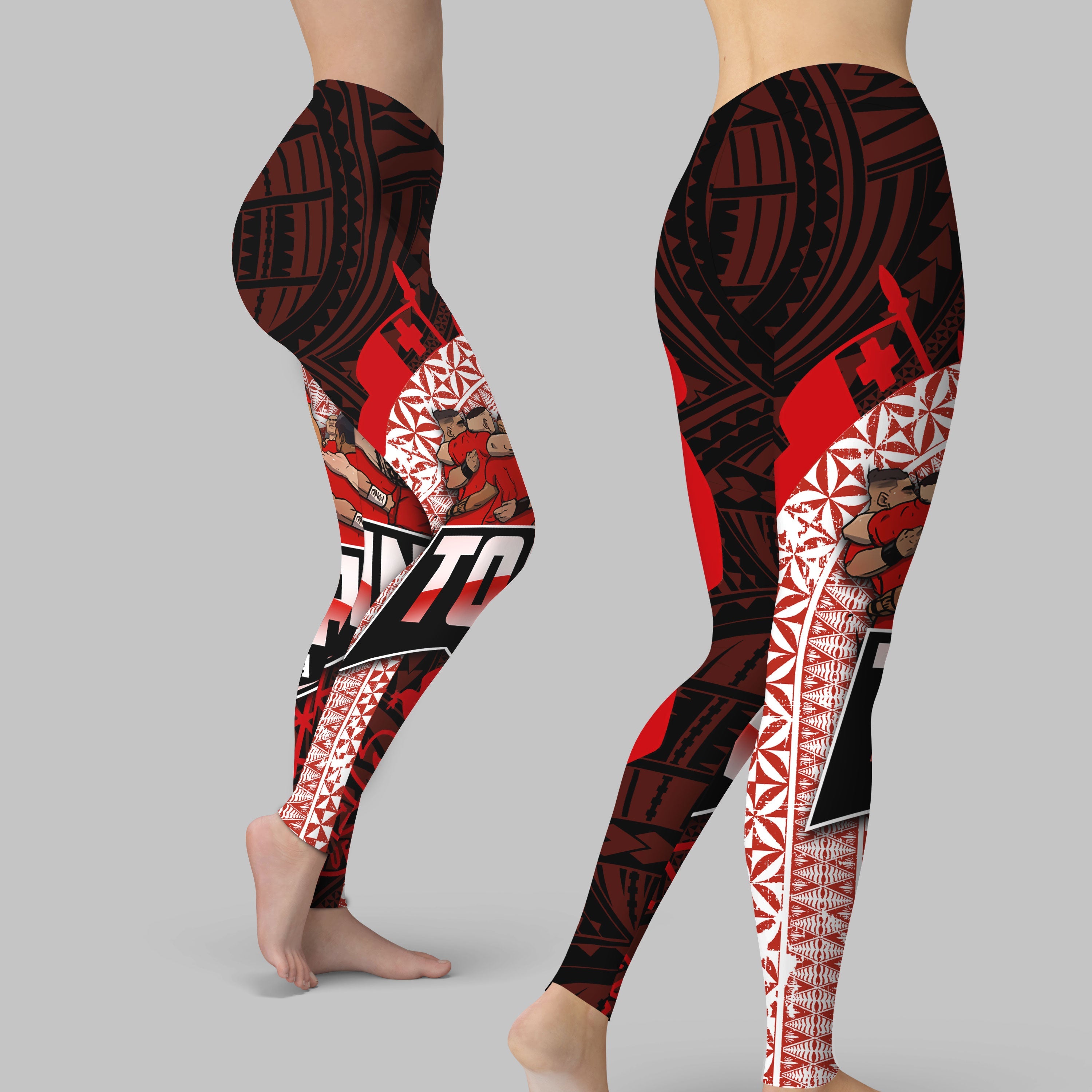 Tonga Mate Ma'a Rugby League Legging