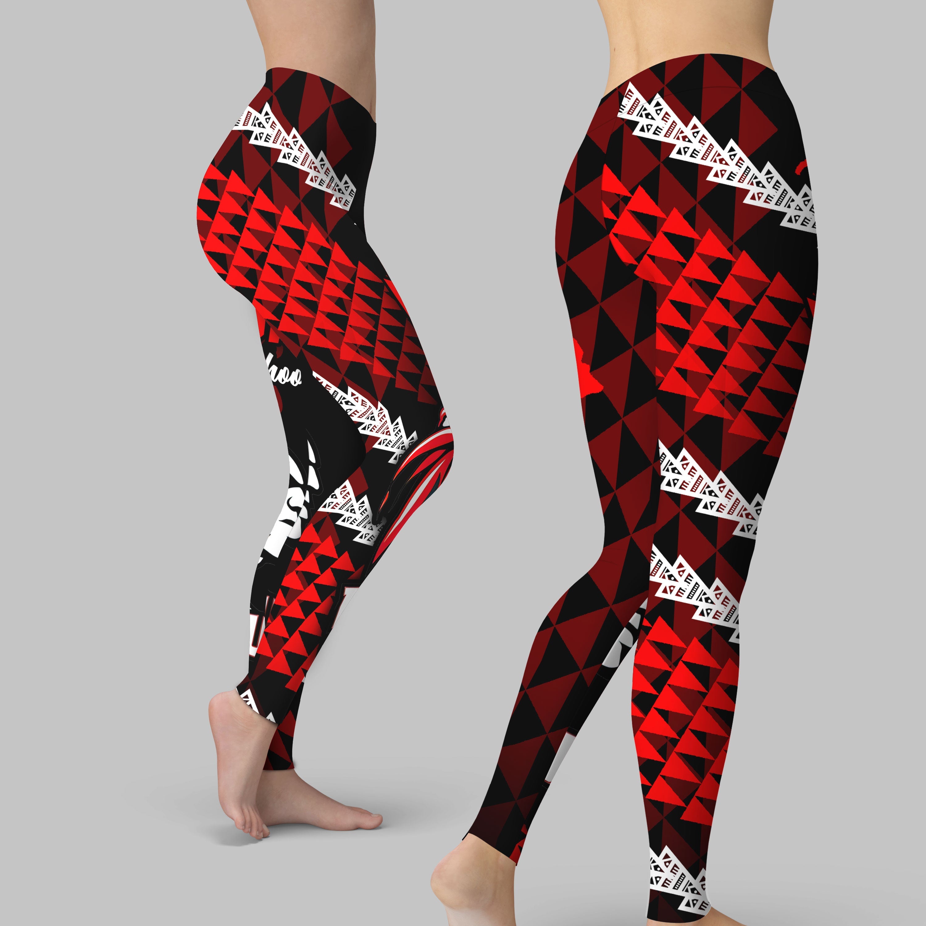 Hawaii Kahuku High & Intermediate School Legging Map Style