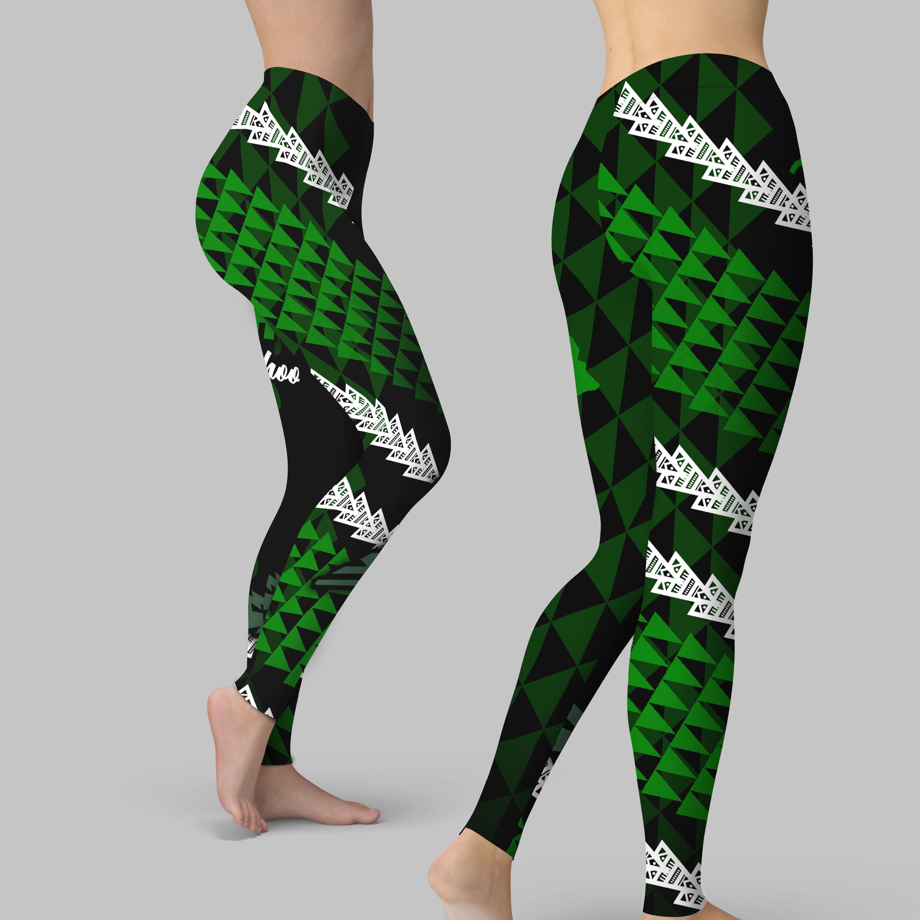 Hawaii Kapaa High School Legging Map Style