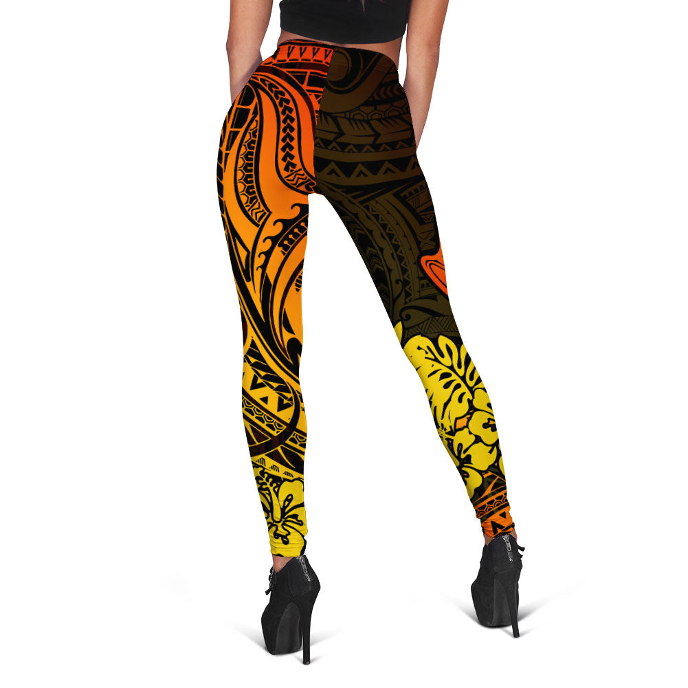 Hawaii Hammerhead Shark Legging Reggae Style