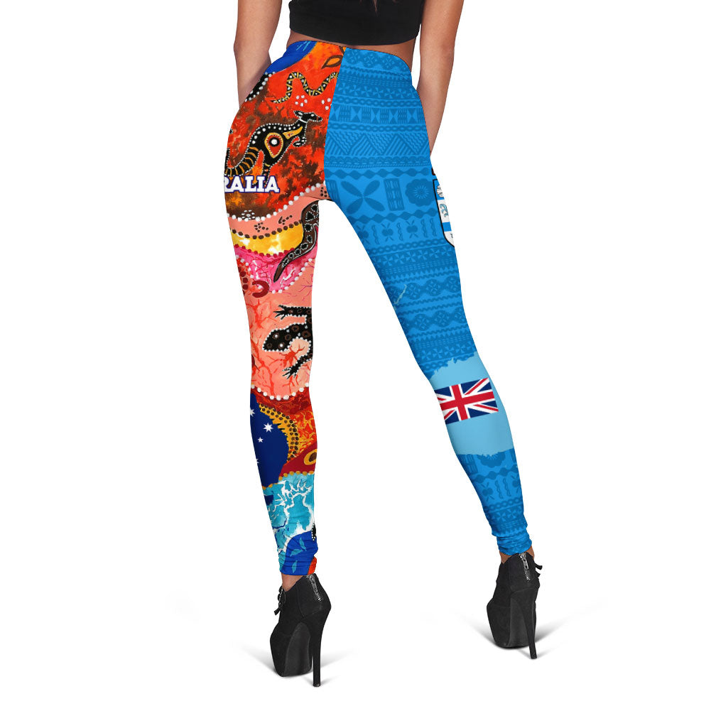 Fiji Tapa & Australia Aboriginal Legging