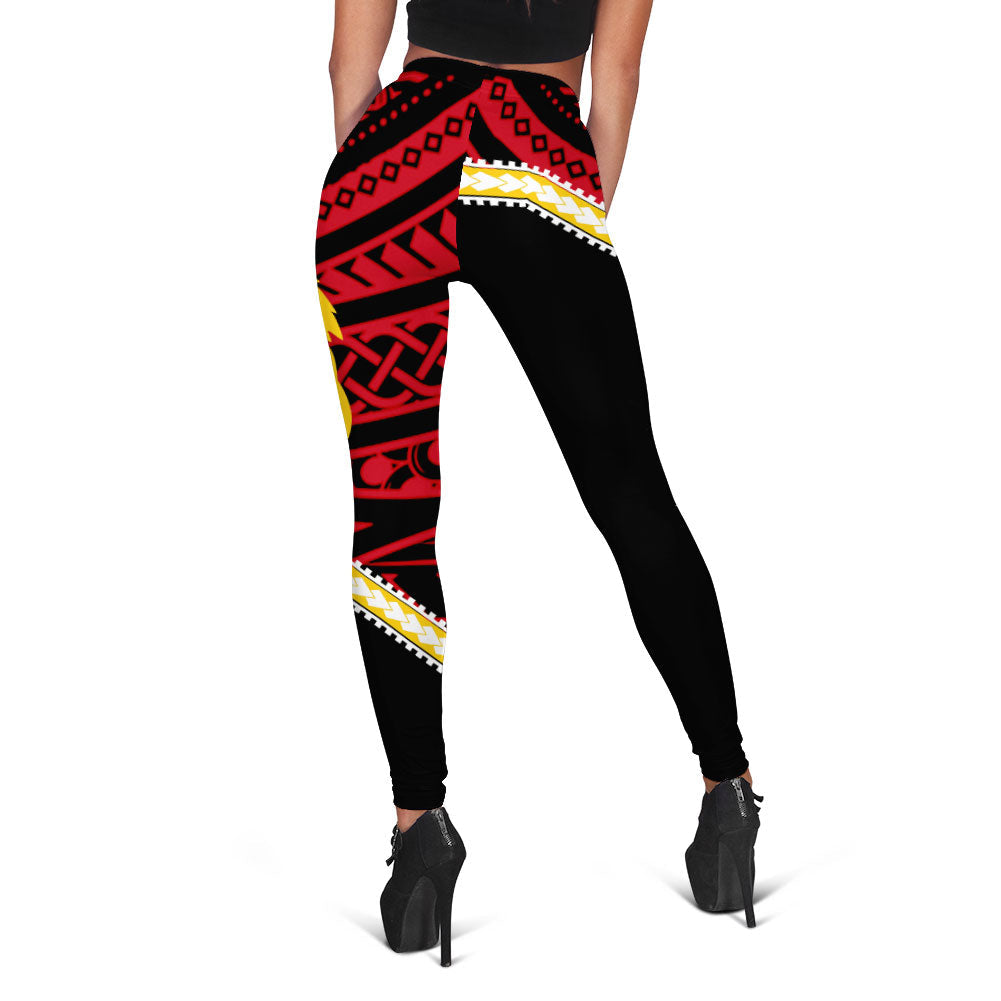 Papua New Guinea Legging Polynesian Flag Style