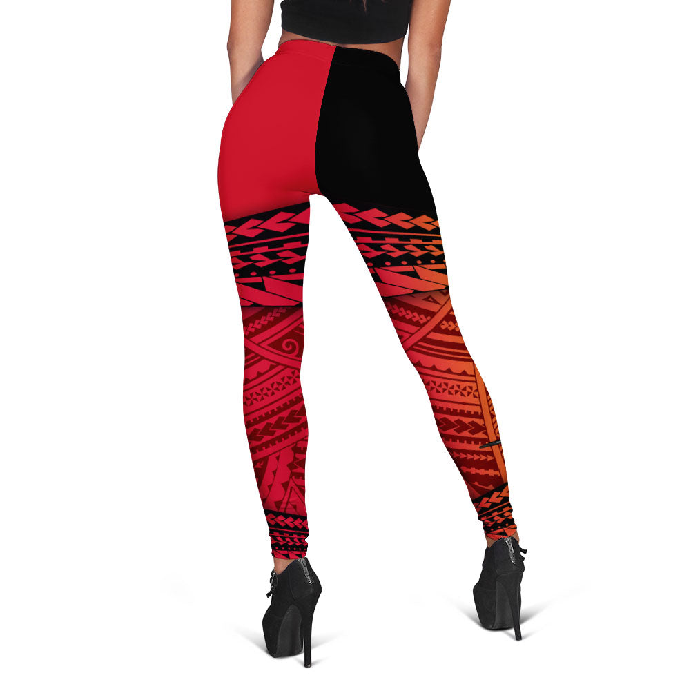 Papua New Guinea Independence Day Legging PNG Emblem Style