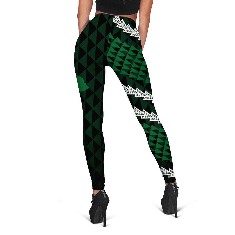 Hawaii Aiea High School Legging Map Style