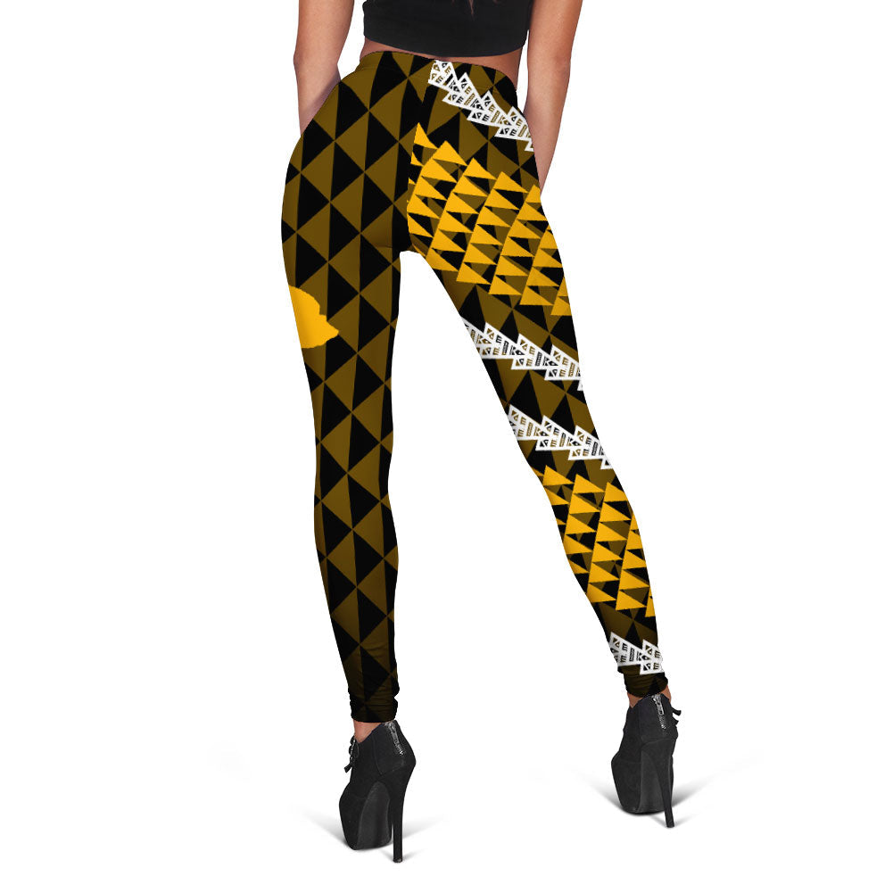 Hawaii Nanakuli High School Legging Map Style