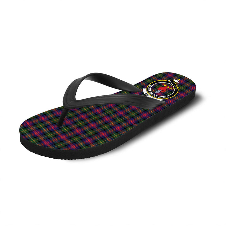 Logan Modern Tartan Crest Flip Flop