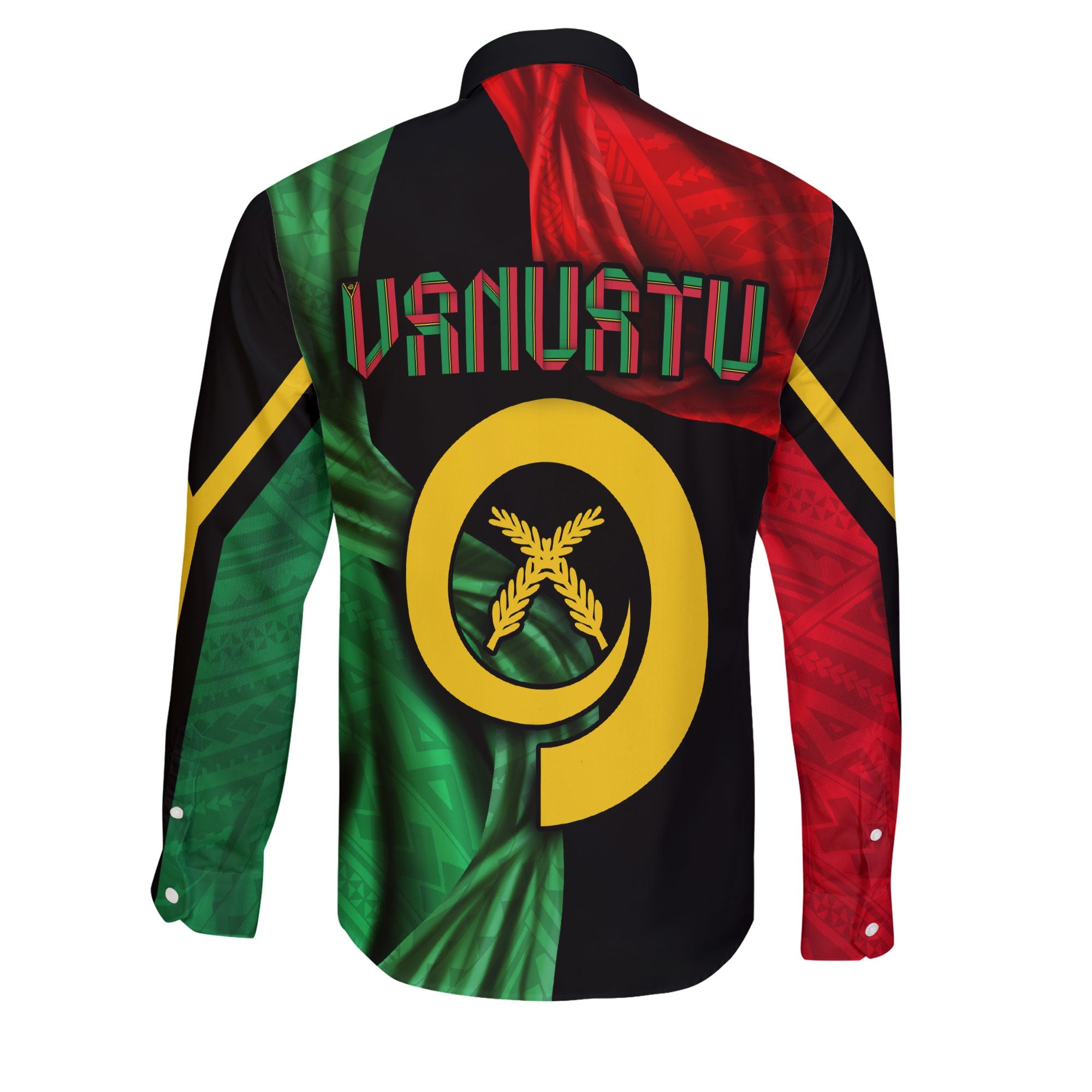 Vanuatu In Me Independence Day Long Sleeve Button Shirt 43rd Anniversary Style