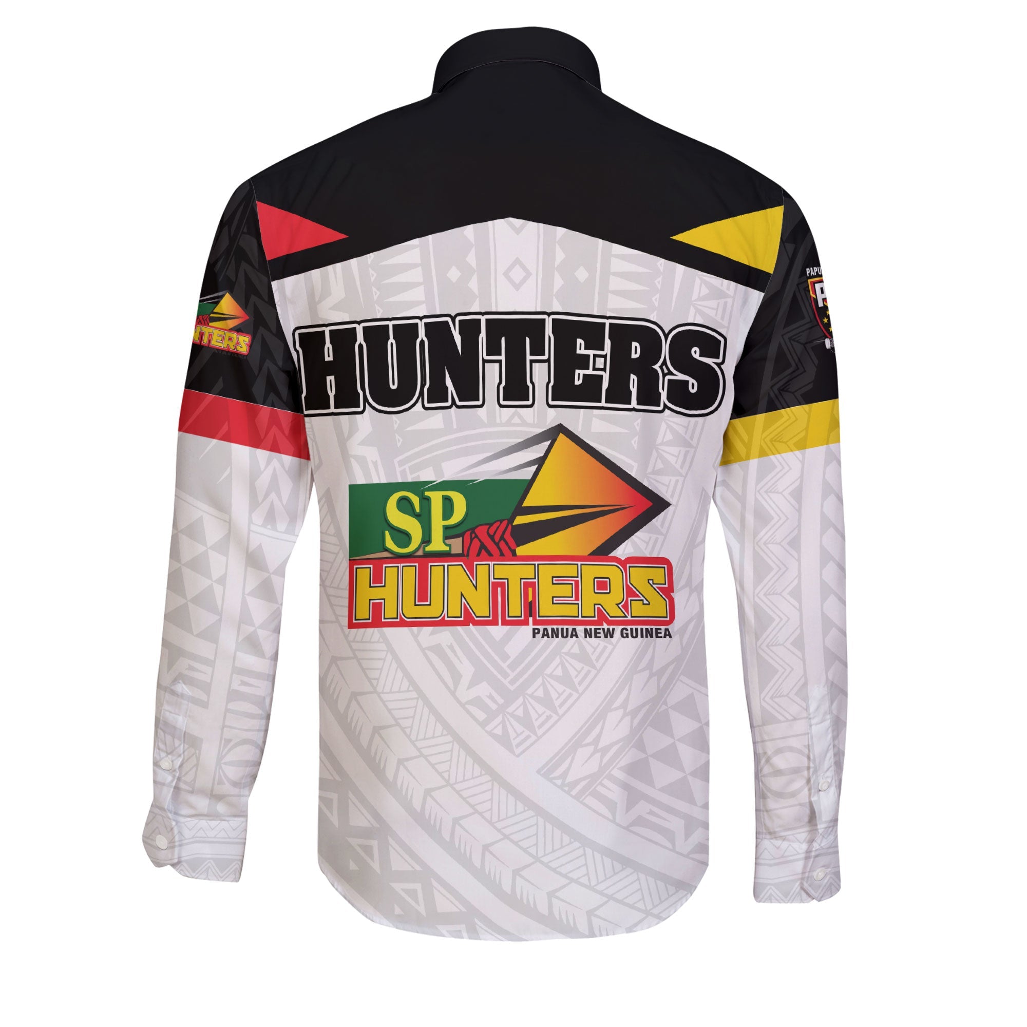 Papua New Guinea Rugby Hunters Long Sleeve Button Shirt