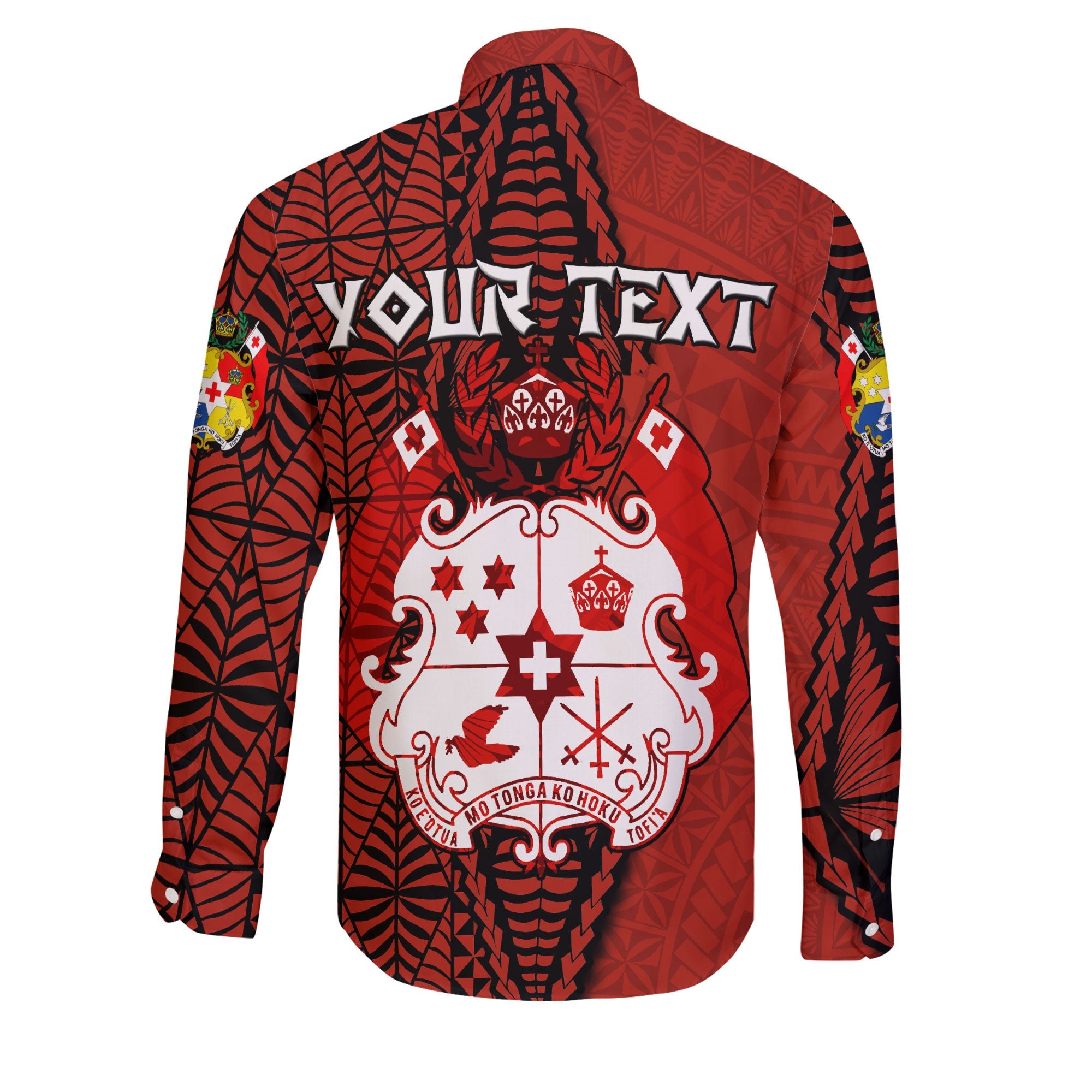 Custom Tonga The Tonga Terror Long Sleeve Button Shirt