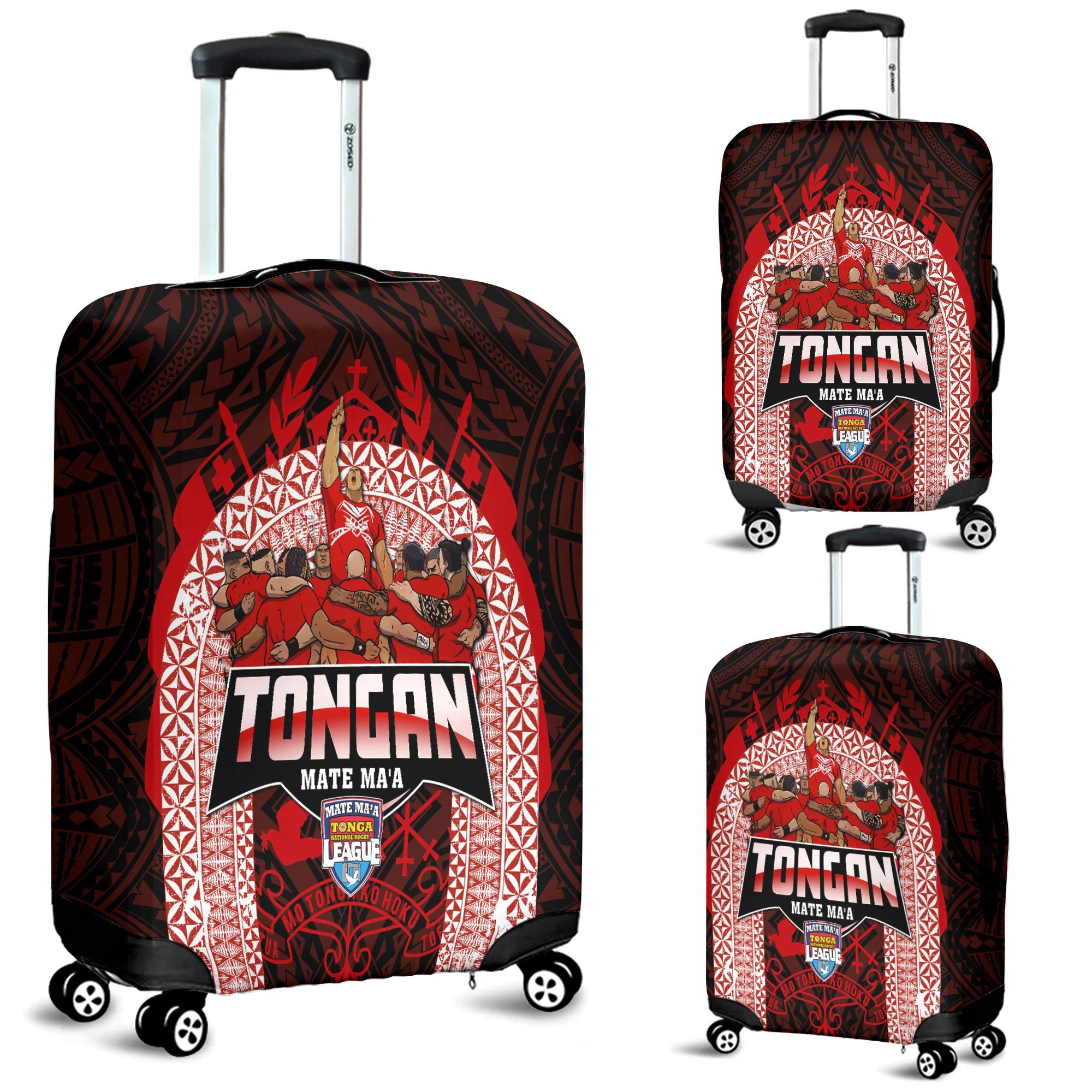 Tonga Mate Ma'a Rugby League Luggage Cover