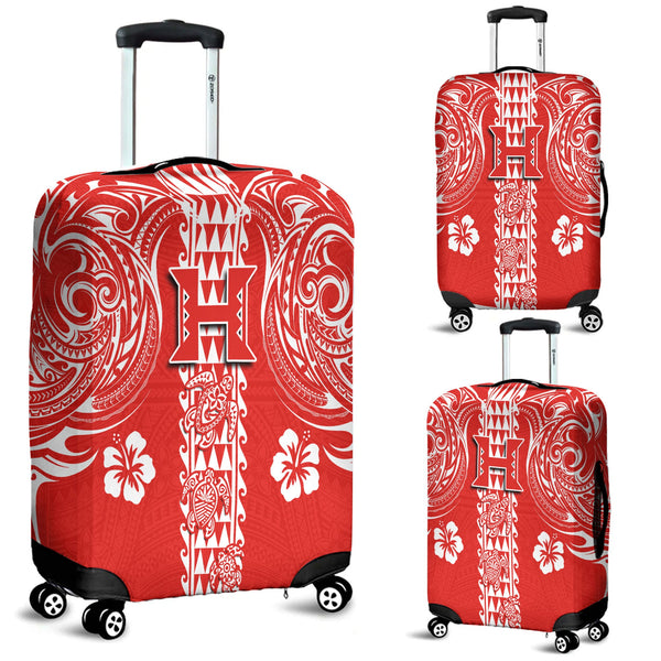 Hilo Hawaii Seal Luggage Cover Turtle Style