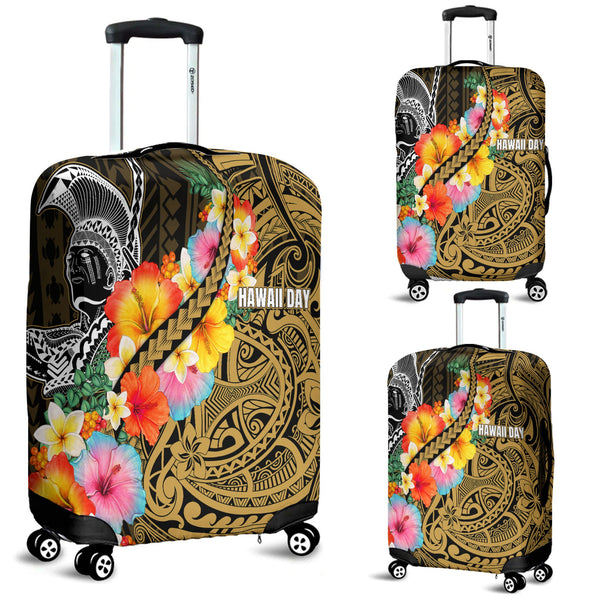 Hawaii Day King Kamehameha Luggage Cover