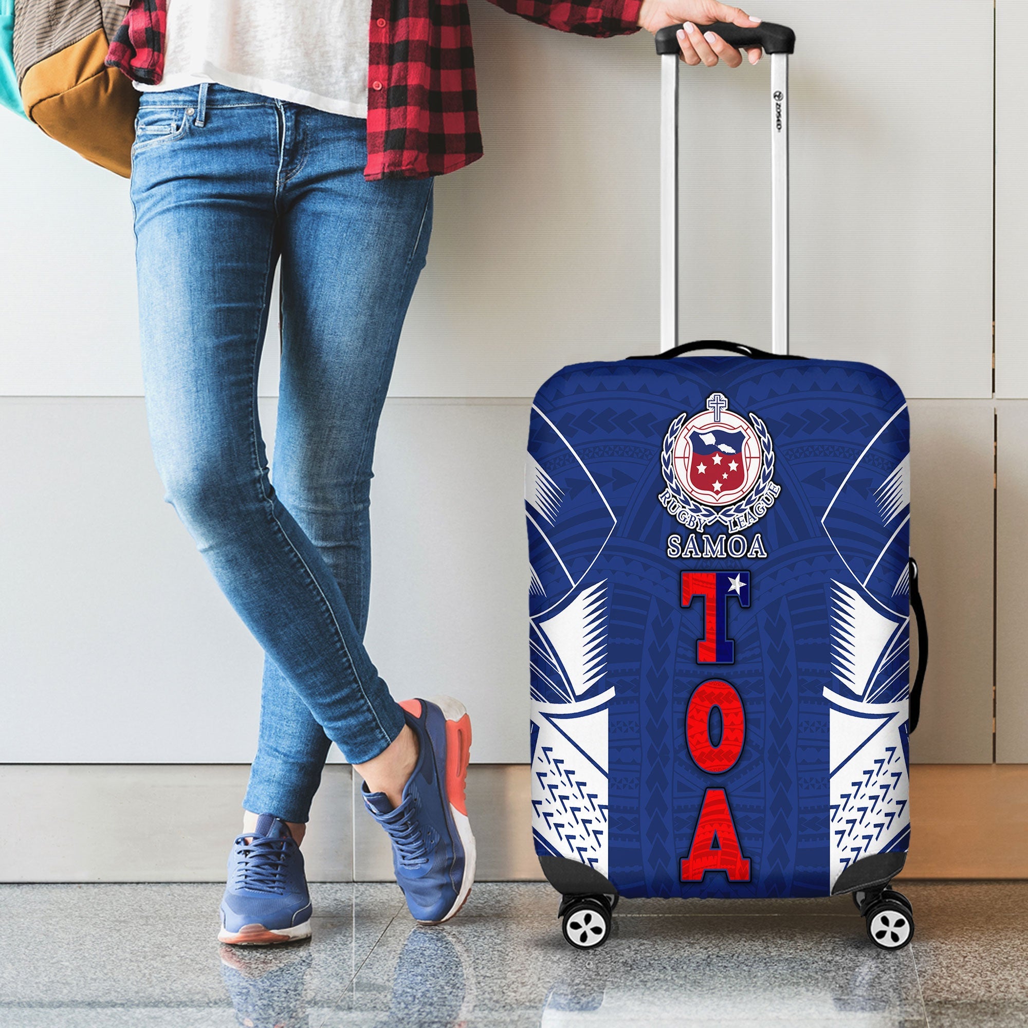 TOA Samoa Rugby Luggage Cover