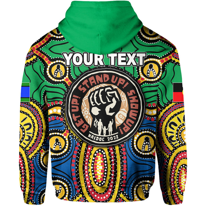 (Custom Personalised) Naidoc Week 2022 Hoodie Dot Aboriginal No.1