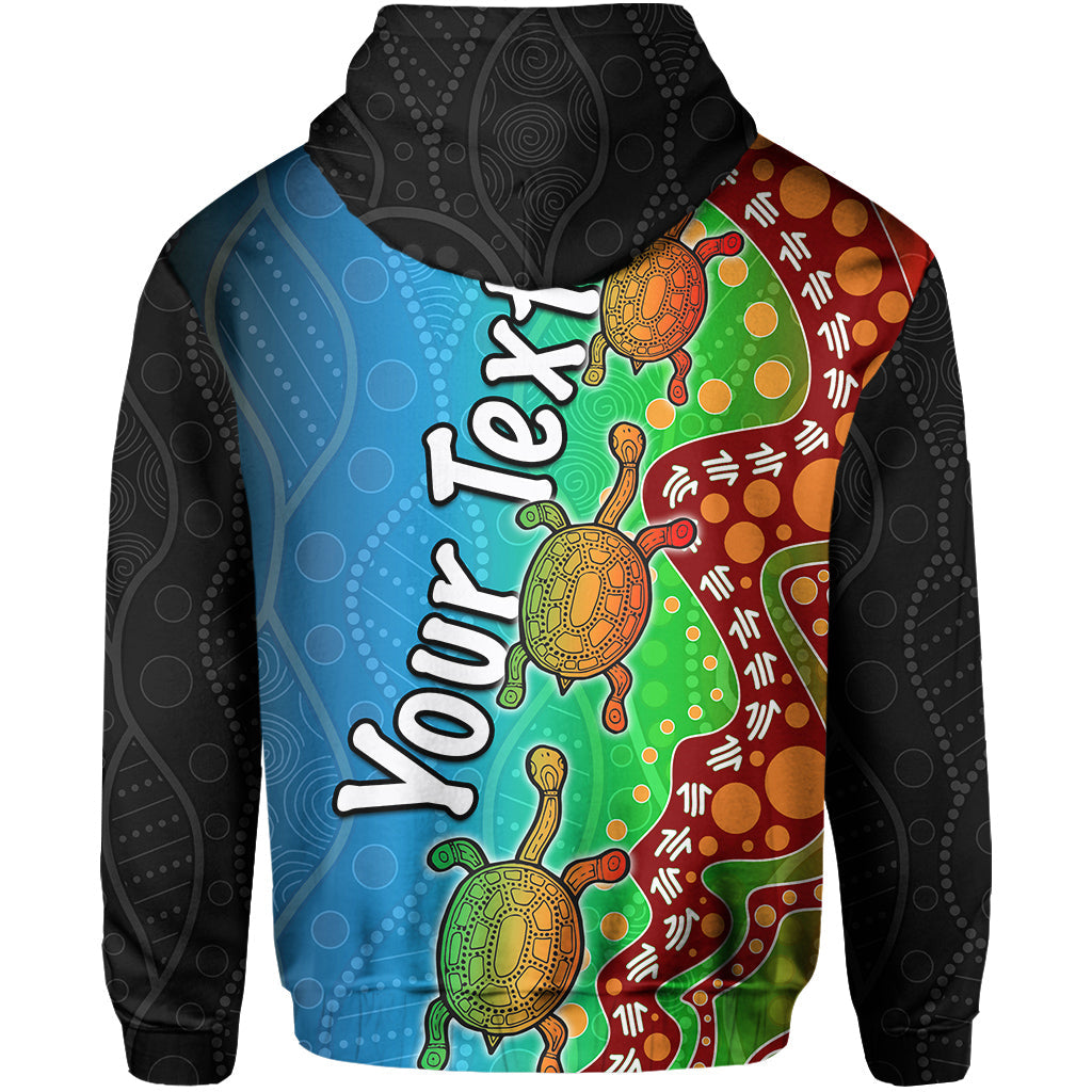 (Custom Personalised) Aboriginal Hoodie Turtle
