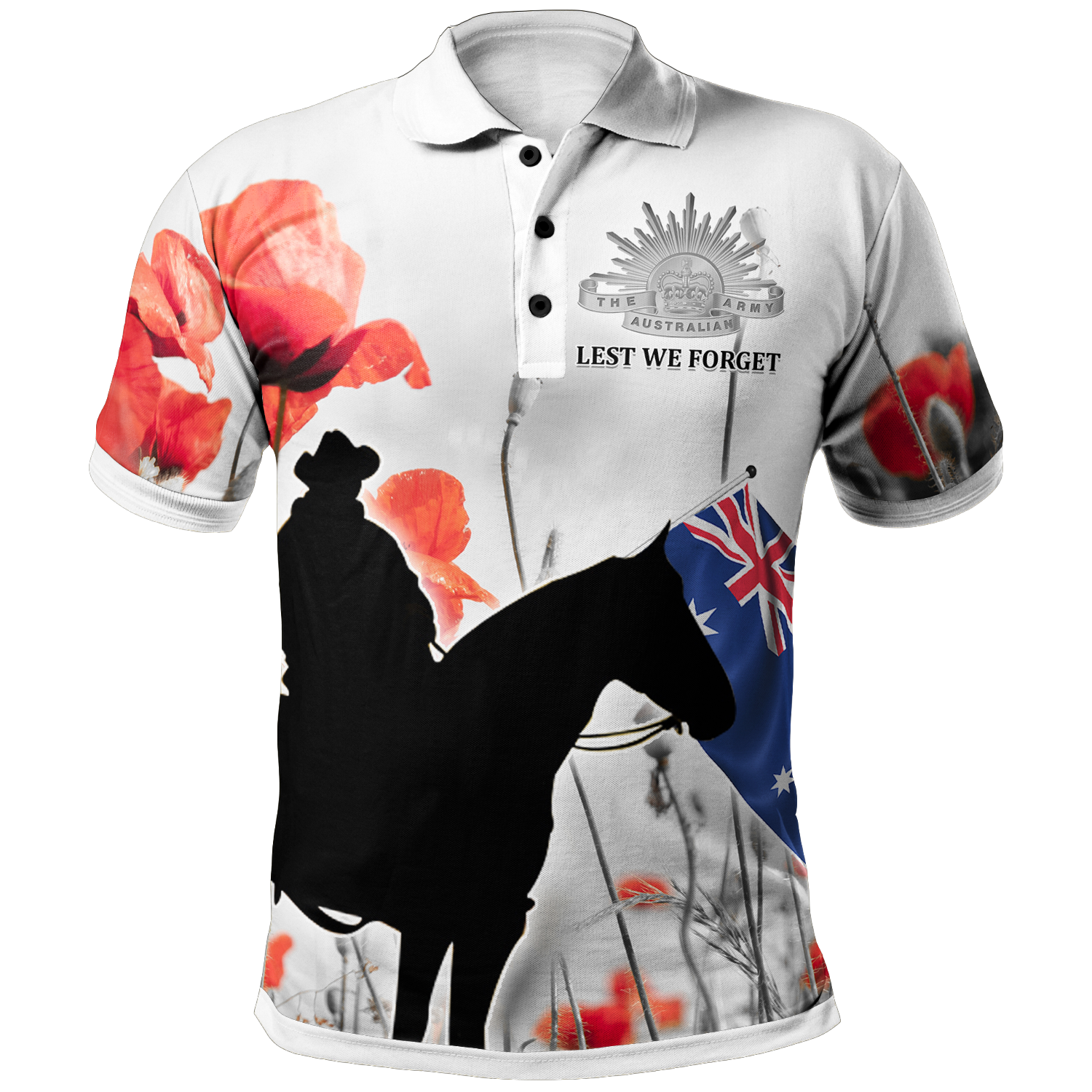 Anzac Polo - Australian Light Horse Polo Shirt