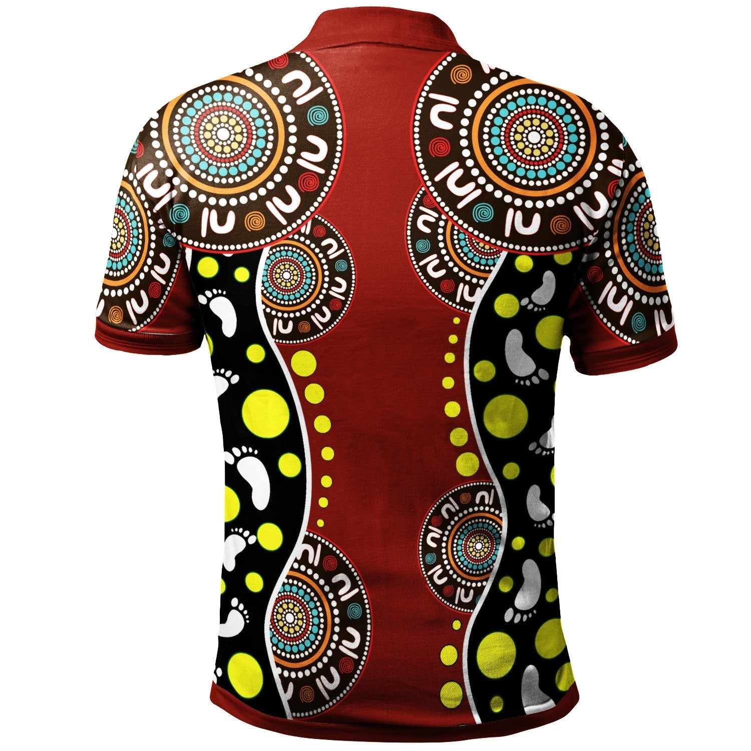 Aboriginal Polo - Aboriginal Flag Aboriginal Lives Matter Sticker Polo Shirt