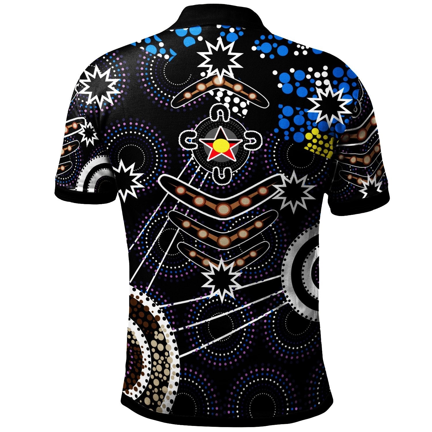 Aboriginal Polo - Aboriginal River Star Polo Shirt