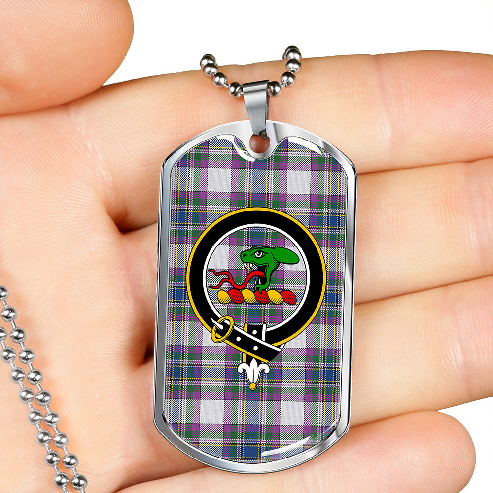 MacBeth Dress Dance Modern Clan Badge Classic Tartan Dog Tag Necklace