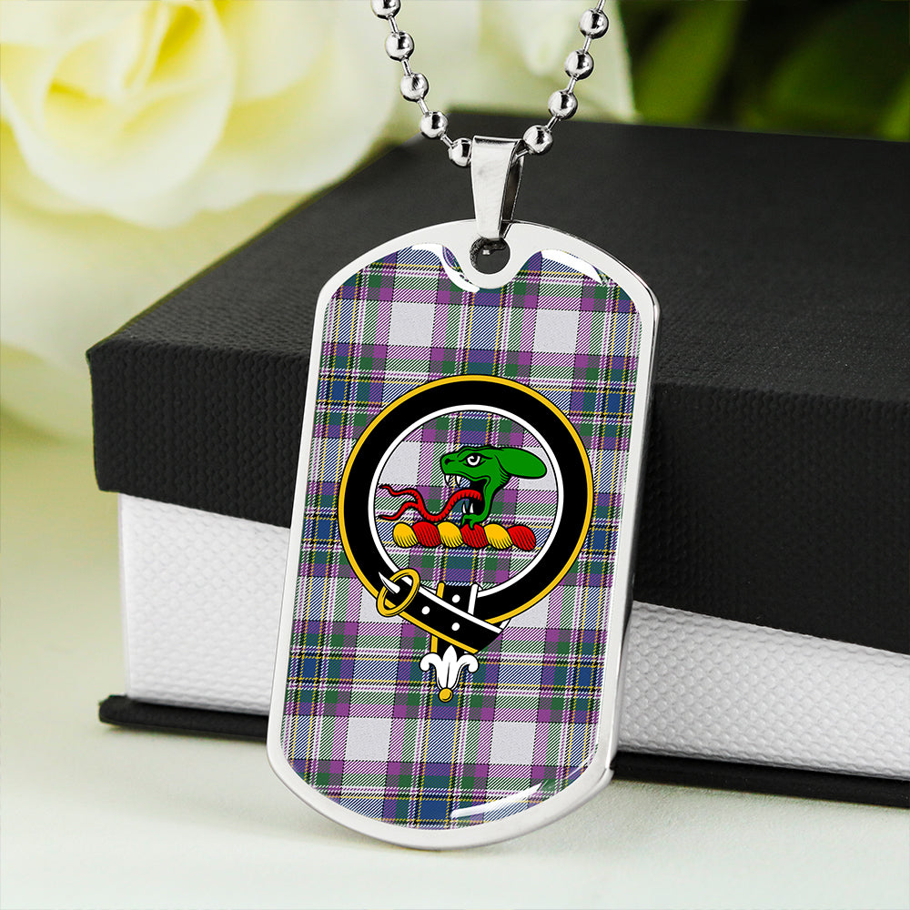 MacBeth Dress Dance Modern Clan Badge Classic Tartan Dog Tag Necklace