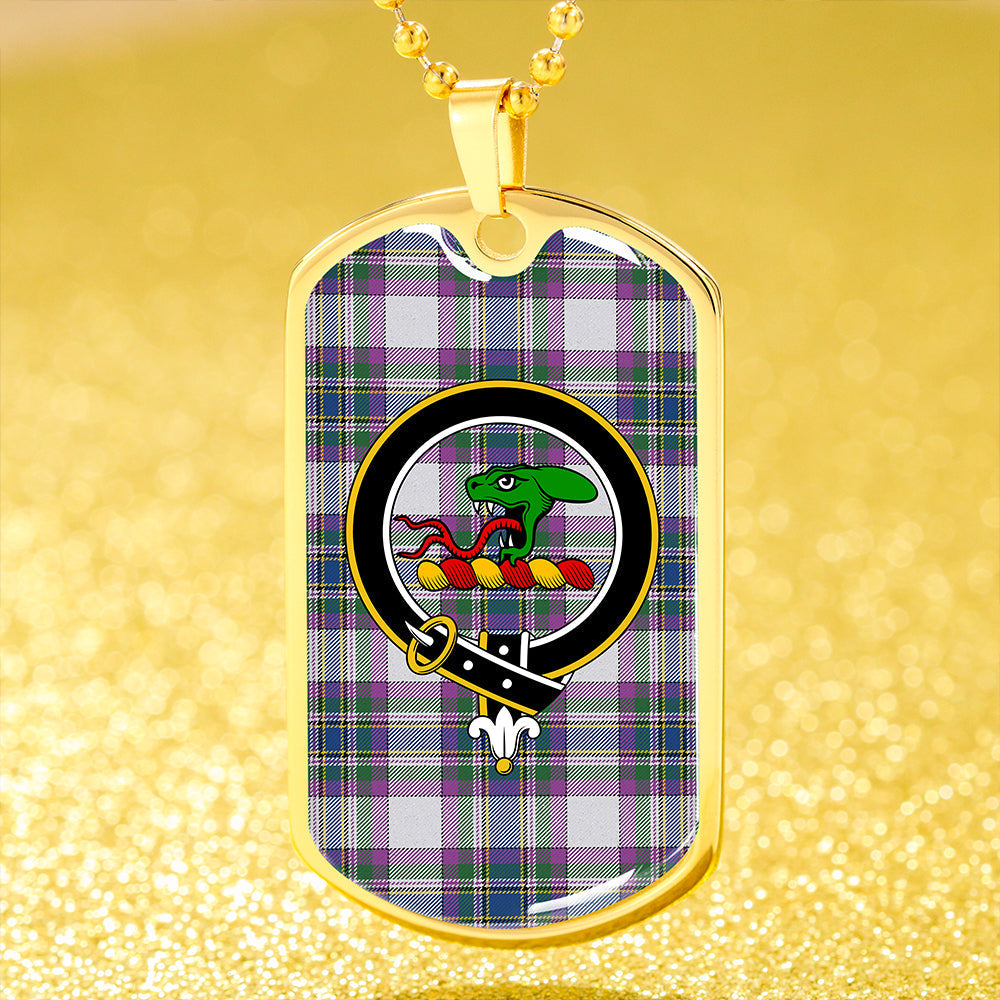 MacBeth Dress Dance Modern Clan Badge Classic Tartan Dog Tag Necklace