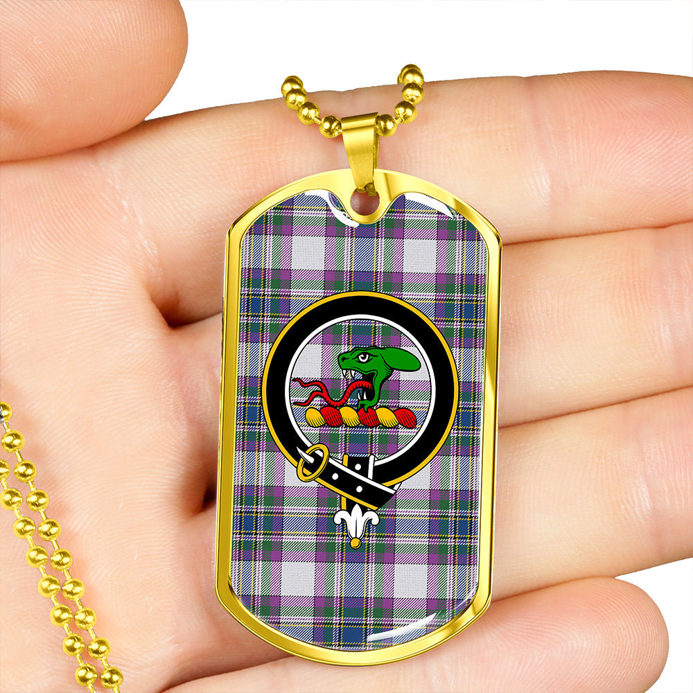 MacBeth Dress Dance Modern Clan Badge Classic Tartan Dog Tag Necklace