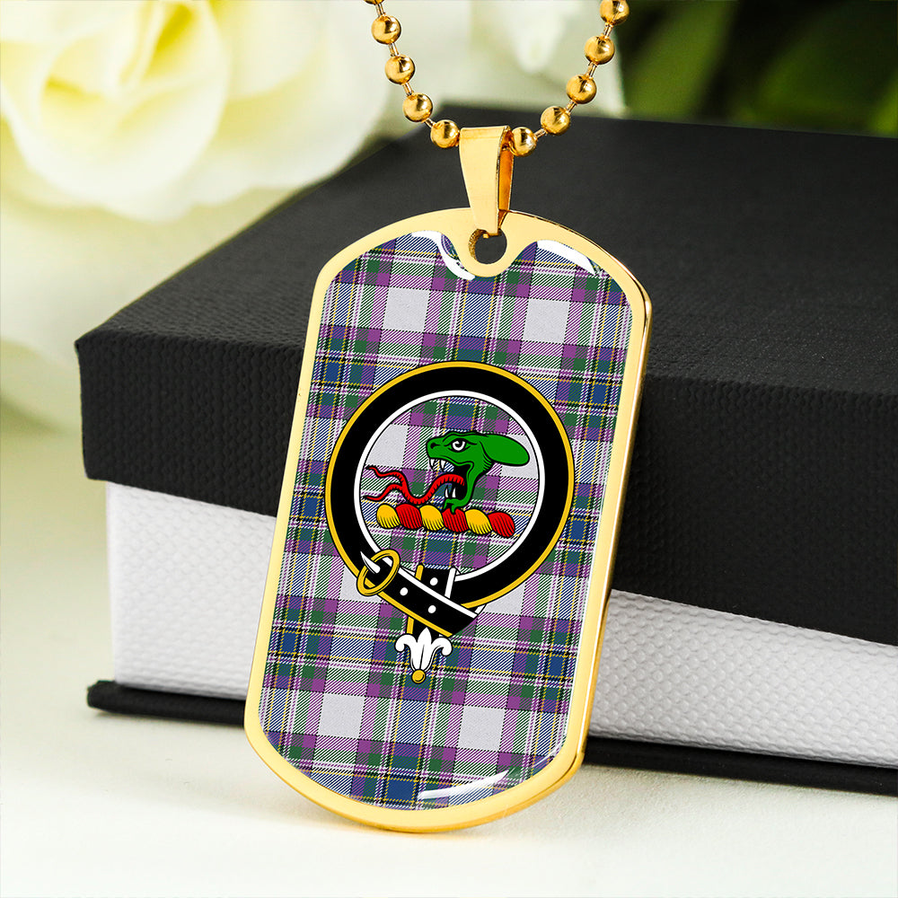 MacBeth Dress Dance Modern Clan Badge Classic Tartan Dog Tag Necklace