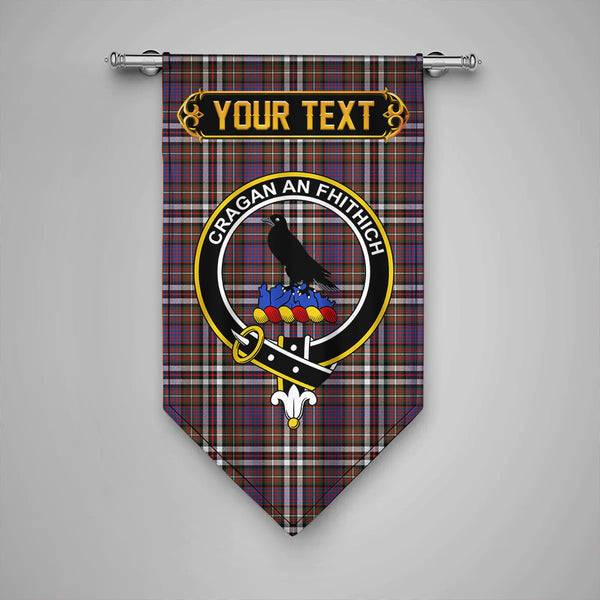MacDonell of Glengarry Dress Ancient Clan Badge Tartan Gonfalon Personalize