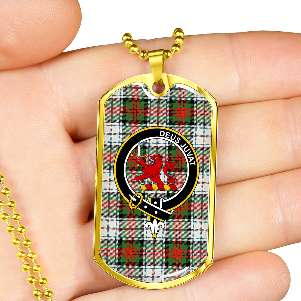 MacDuff Dress Ancient Clan Badge Classic Tartan Dog Tag Necklace