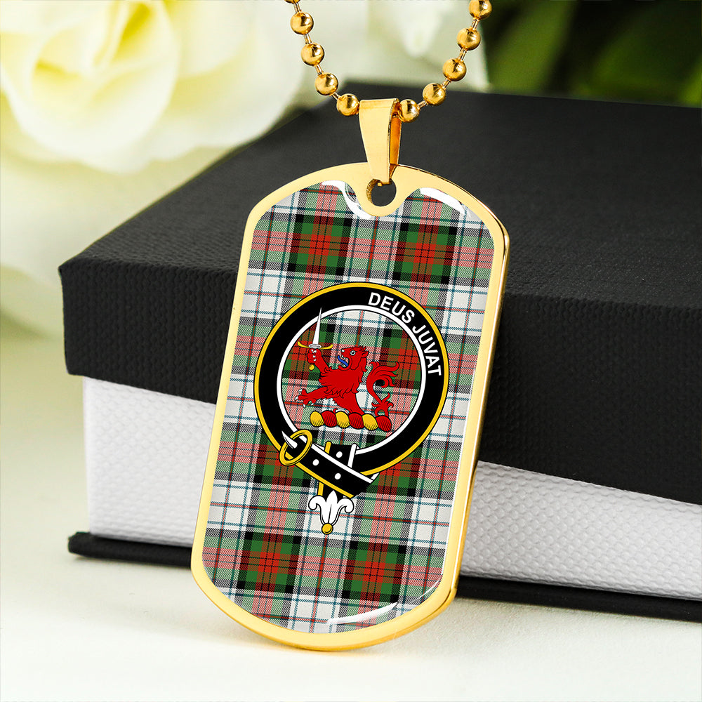 MacDuff Dress Ancient Clan Badge Classic Tartan Dog Tag Necklace