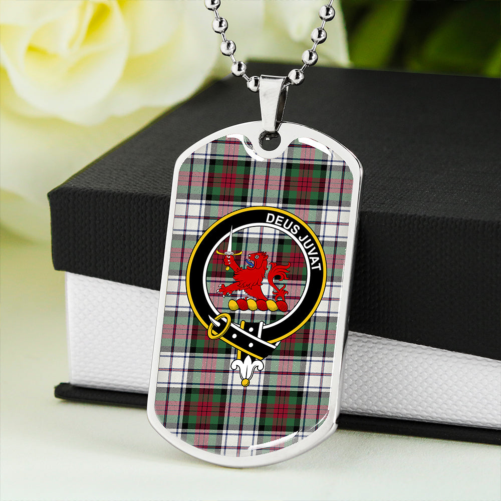 MacDuff Dress Modern Clan Badge Classic Tartan Dog Tag Necklace